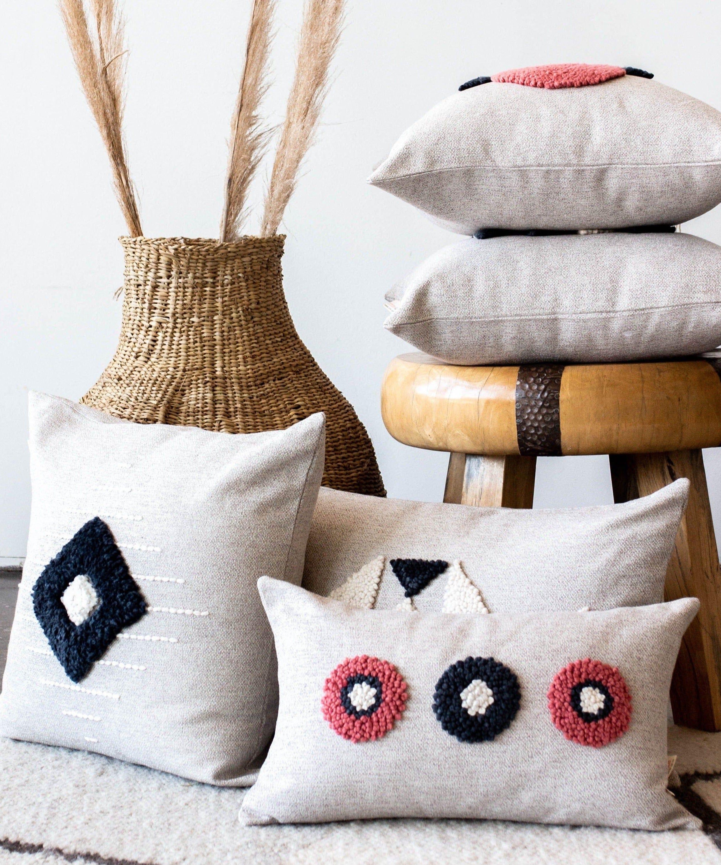 AfriScandi Circles Throw Pillow
