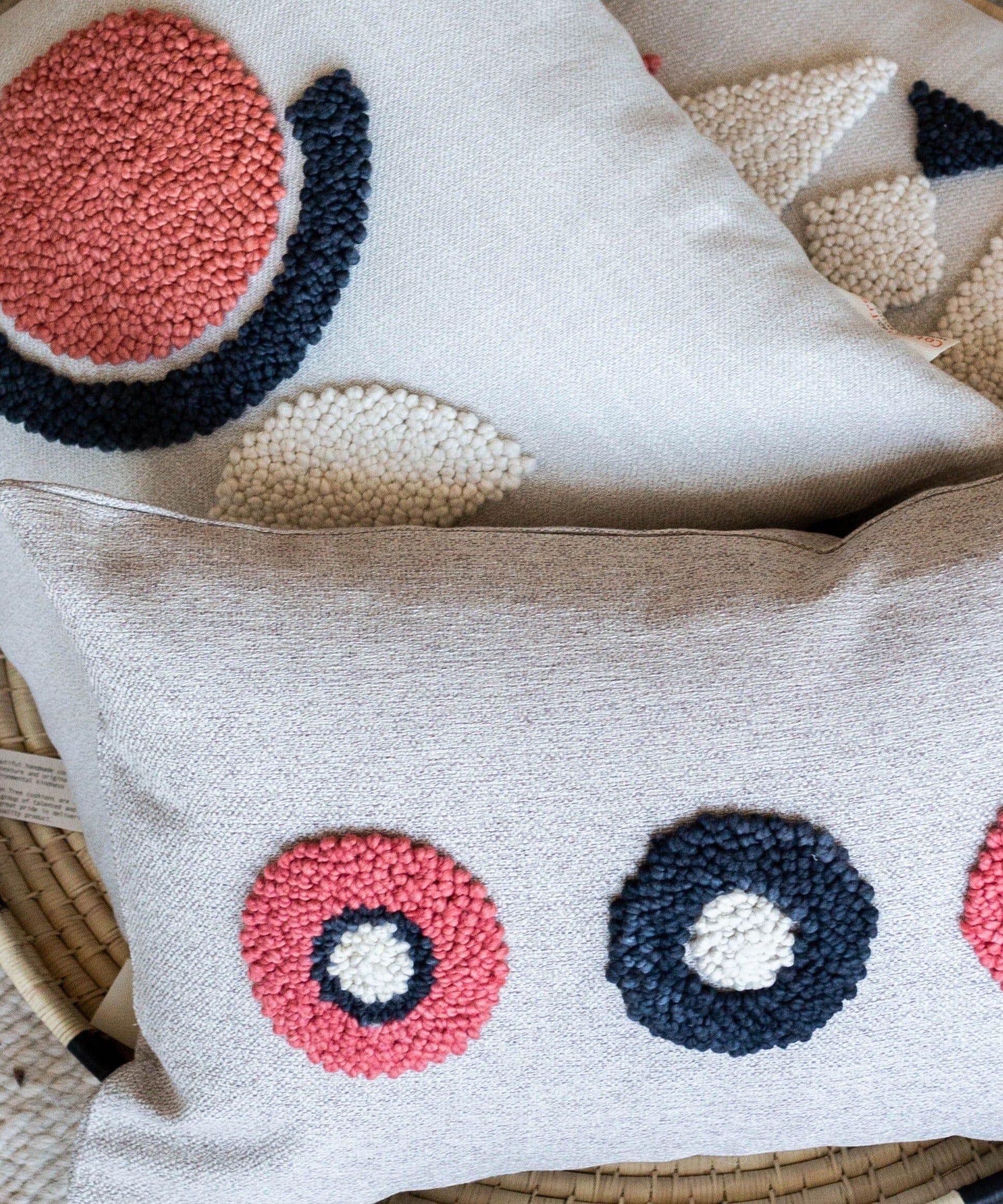 AfriScandi Circles Throw Pillow