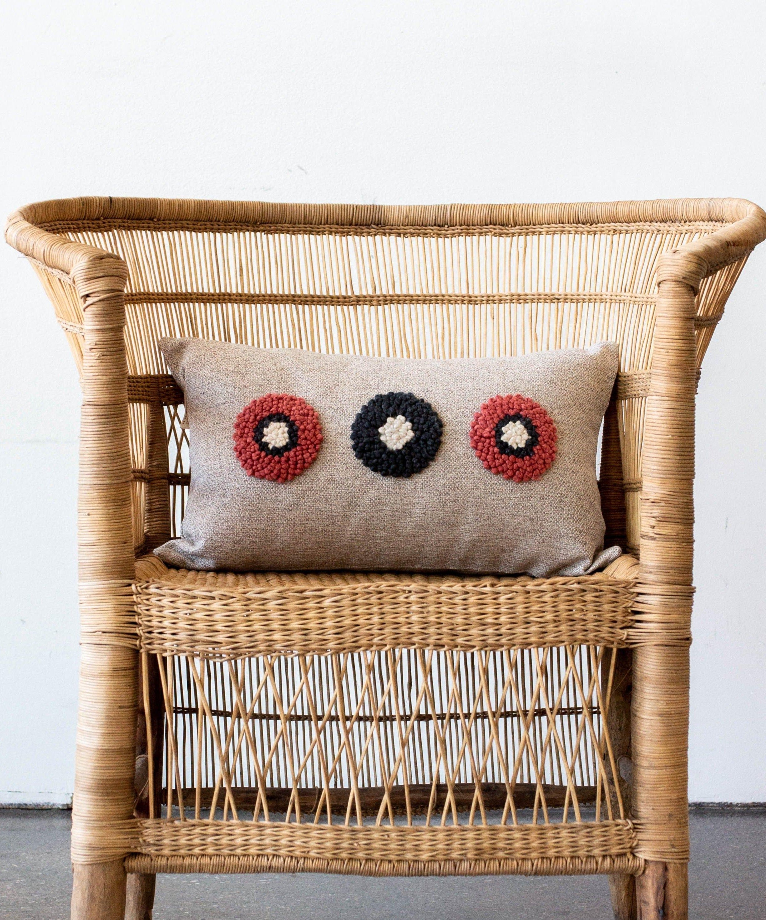 AfriScandi Circles Throw Pillow