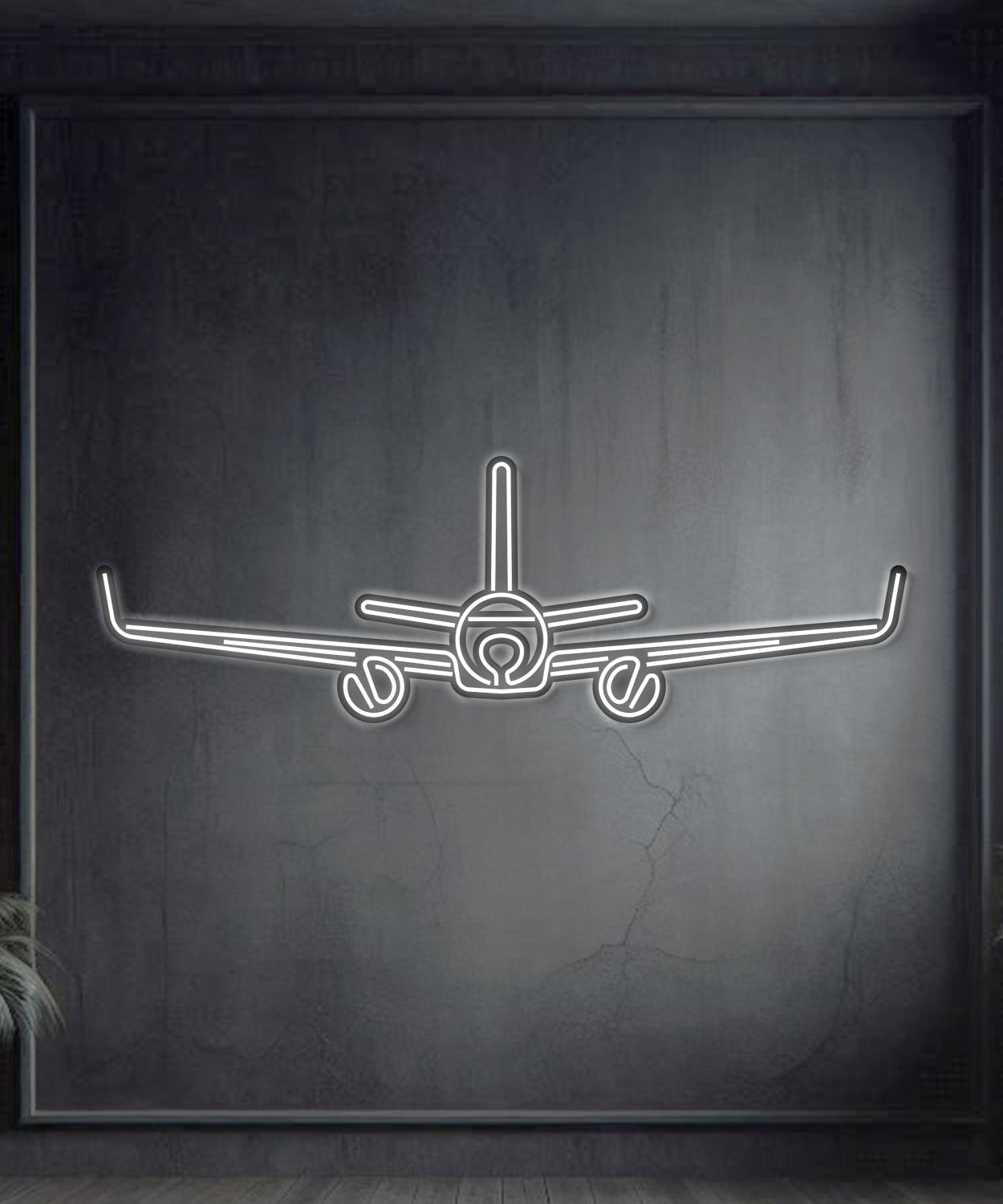 A320 Neo Flugzeugwandkunst aus Metall - NCN0008