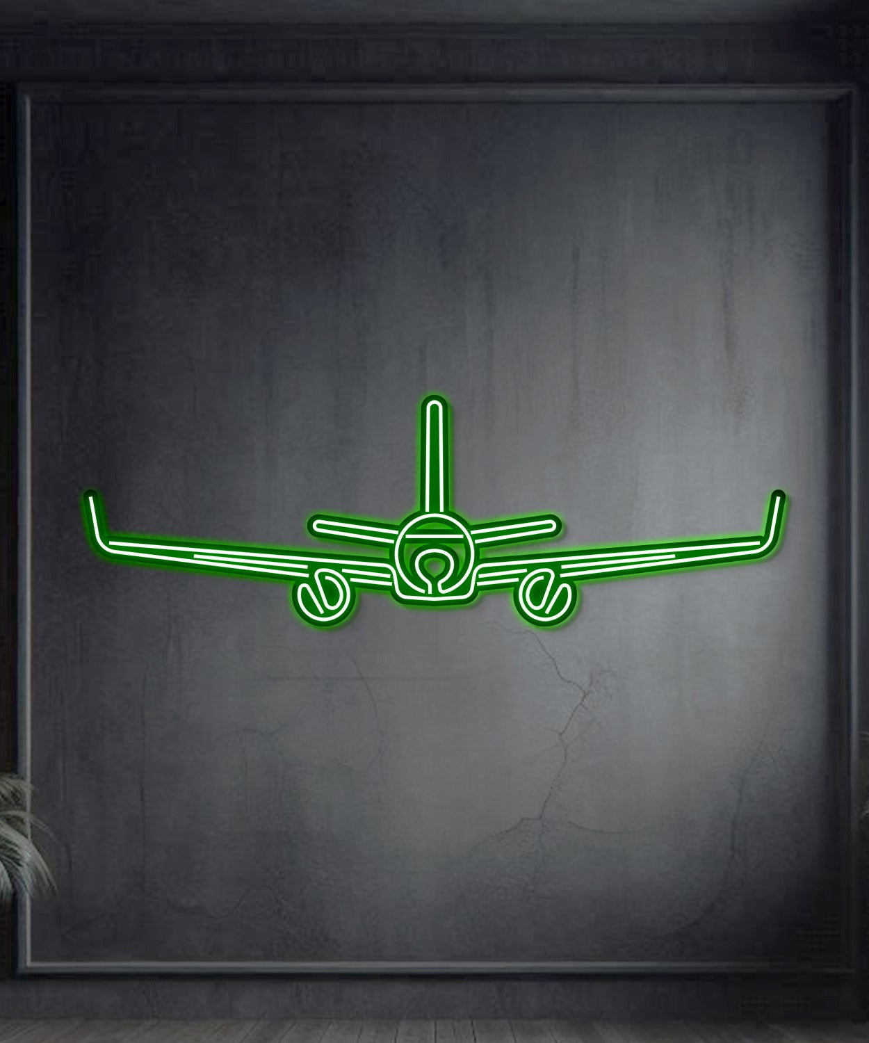 A320 Neo Flugzeugwandkunst aus Metall - NCN0008