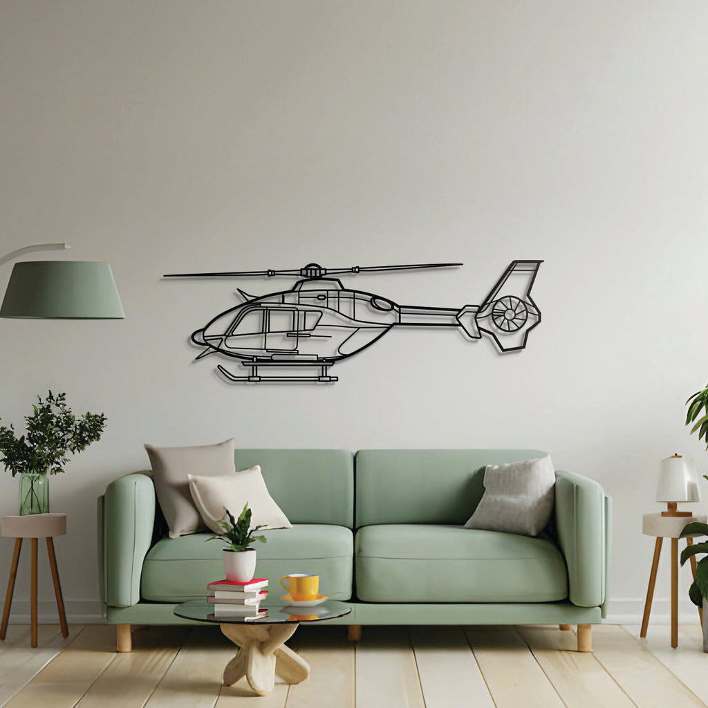 EC135T2 Metal Aircraft Wall Art - NCP0065
