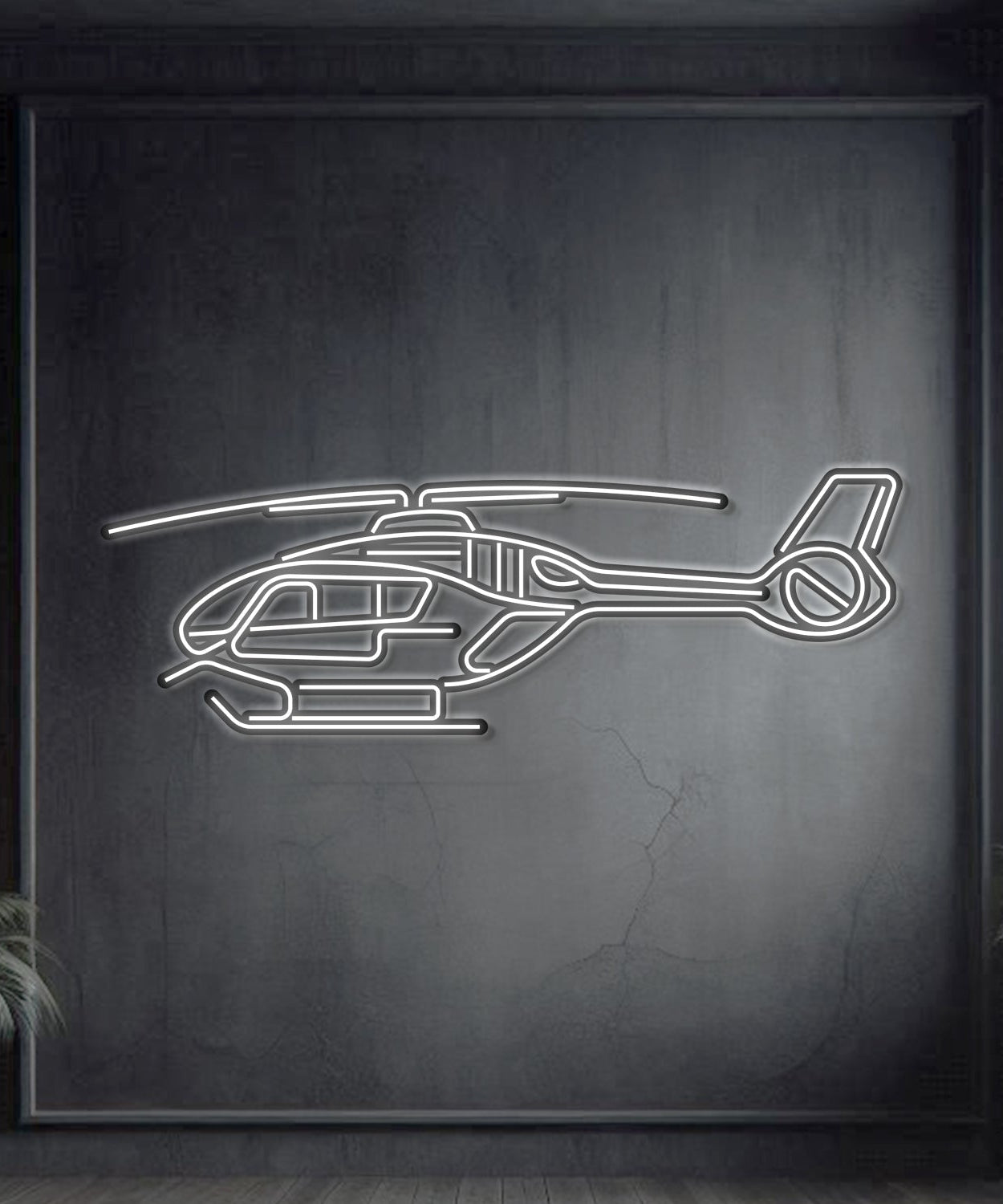 Juno HT1 Metall-Neon-Flugzeug Wandkunst – NCN0051