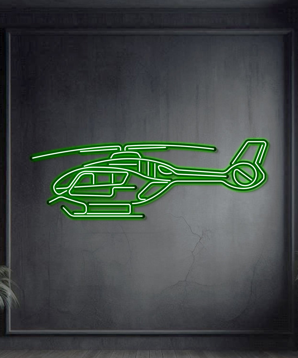 Juno HT1 Metall-Neon-Flugzeug Wandkunst – NCN0051