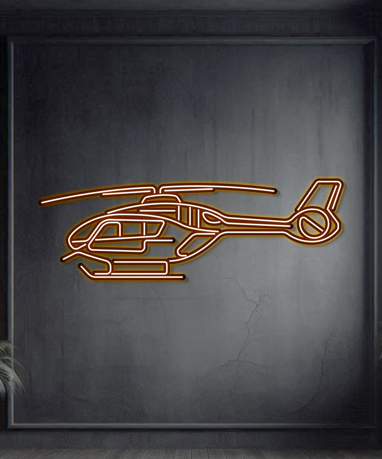 Juno HT1 Metall-Neon-Flugzeug Wandkunst – NCN0051