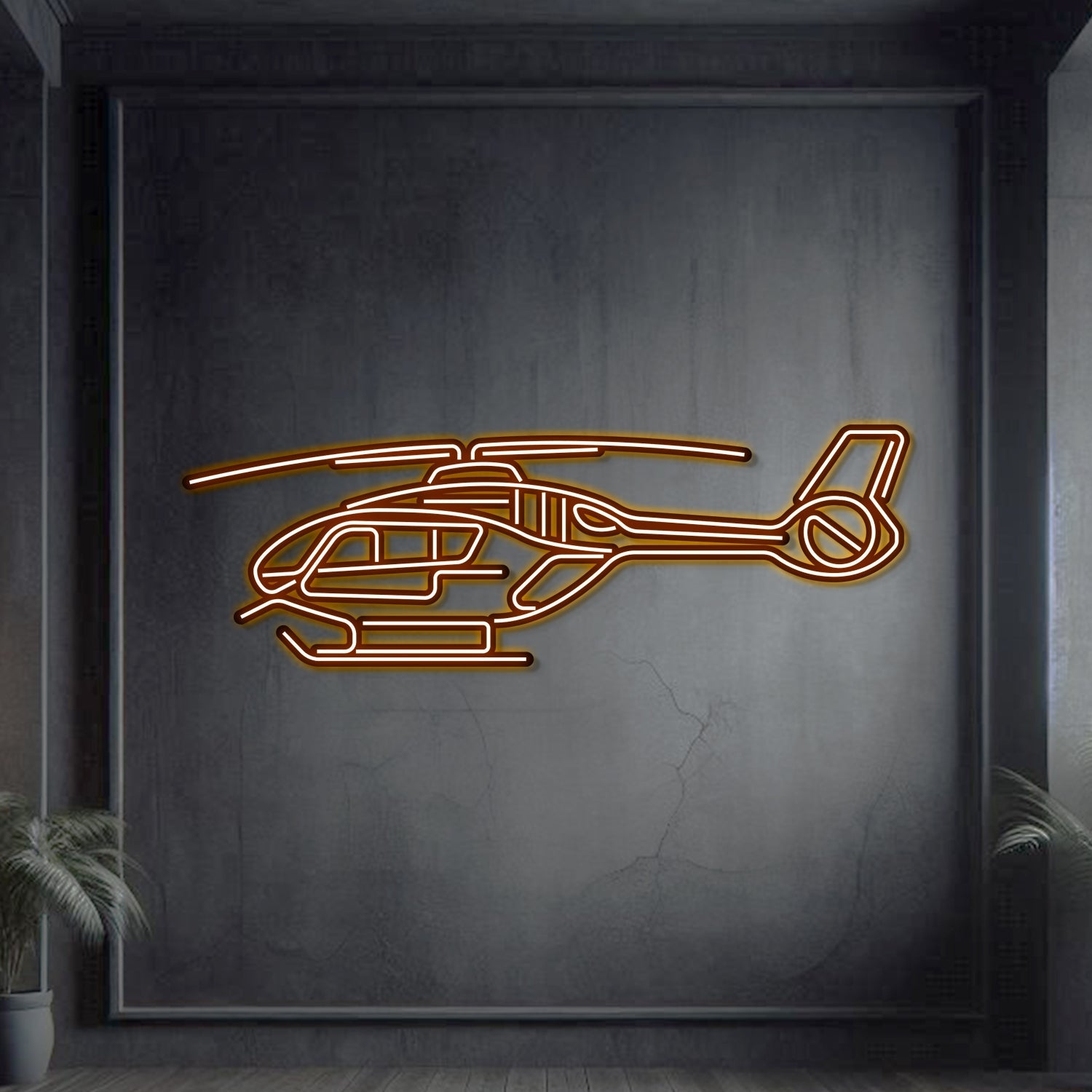 Juno HT1 Metal Neon Aircraft Wall Art - NCN0051