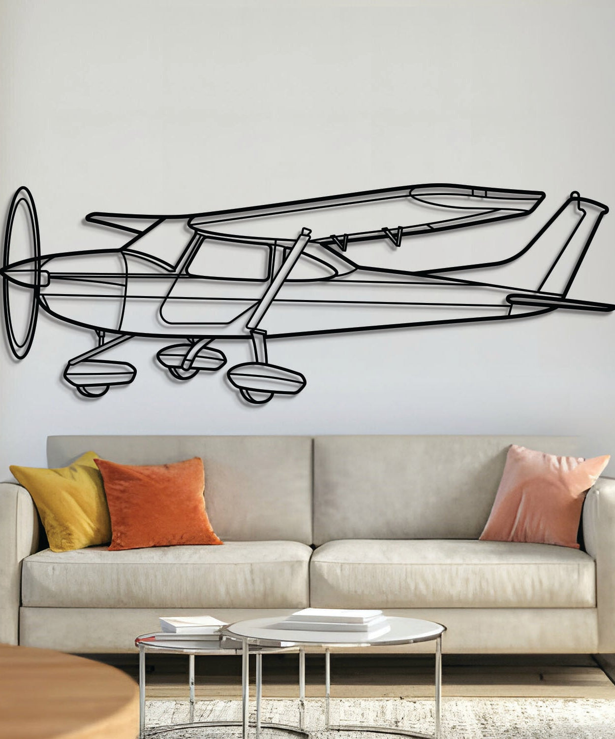 Skylane UL Winkel Metall Flugzeug Wandkunst - NCP0493