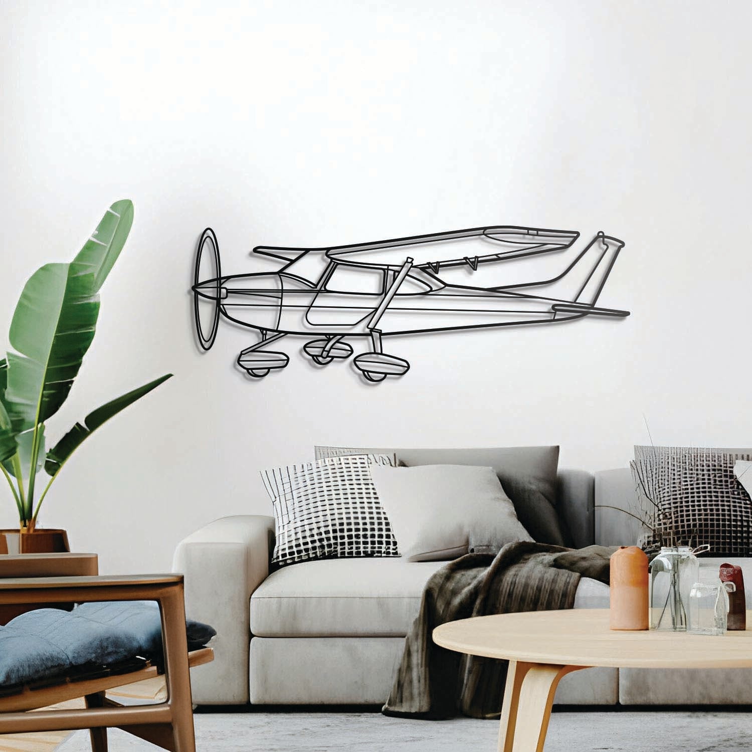 Skylane UL Winkel Metall Flugzeug Wandkunst - NCP0493