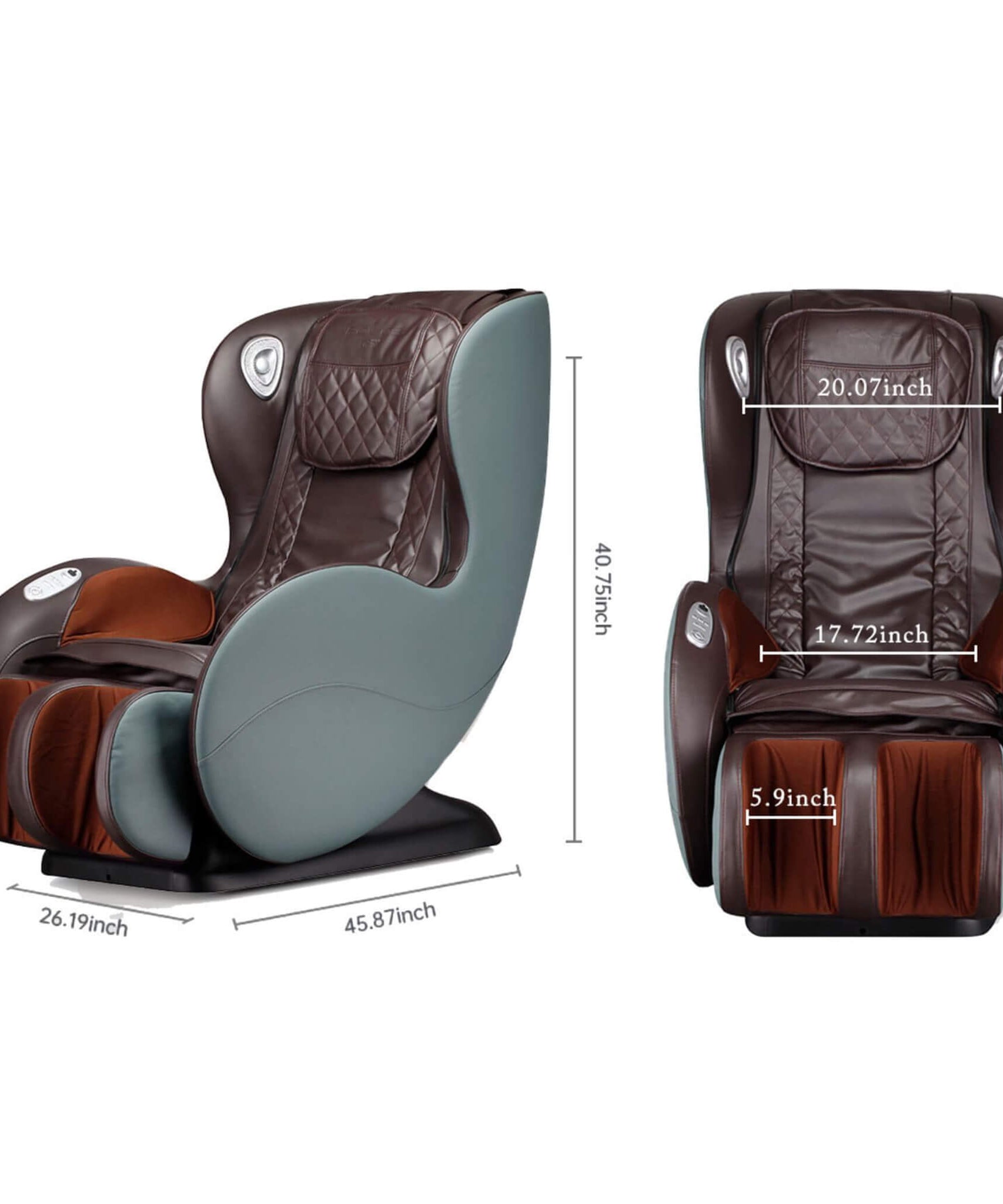 Airvana Luxe SL-Track Full-Body Zero-Gravity Massage Chair Recliner With Shiatsu & Bluetooth Speaker [GR8526] (SAK57394)