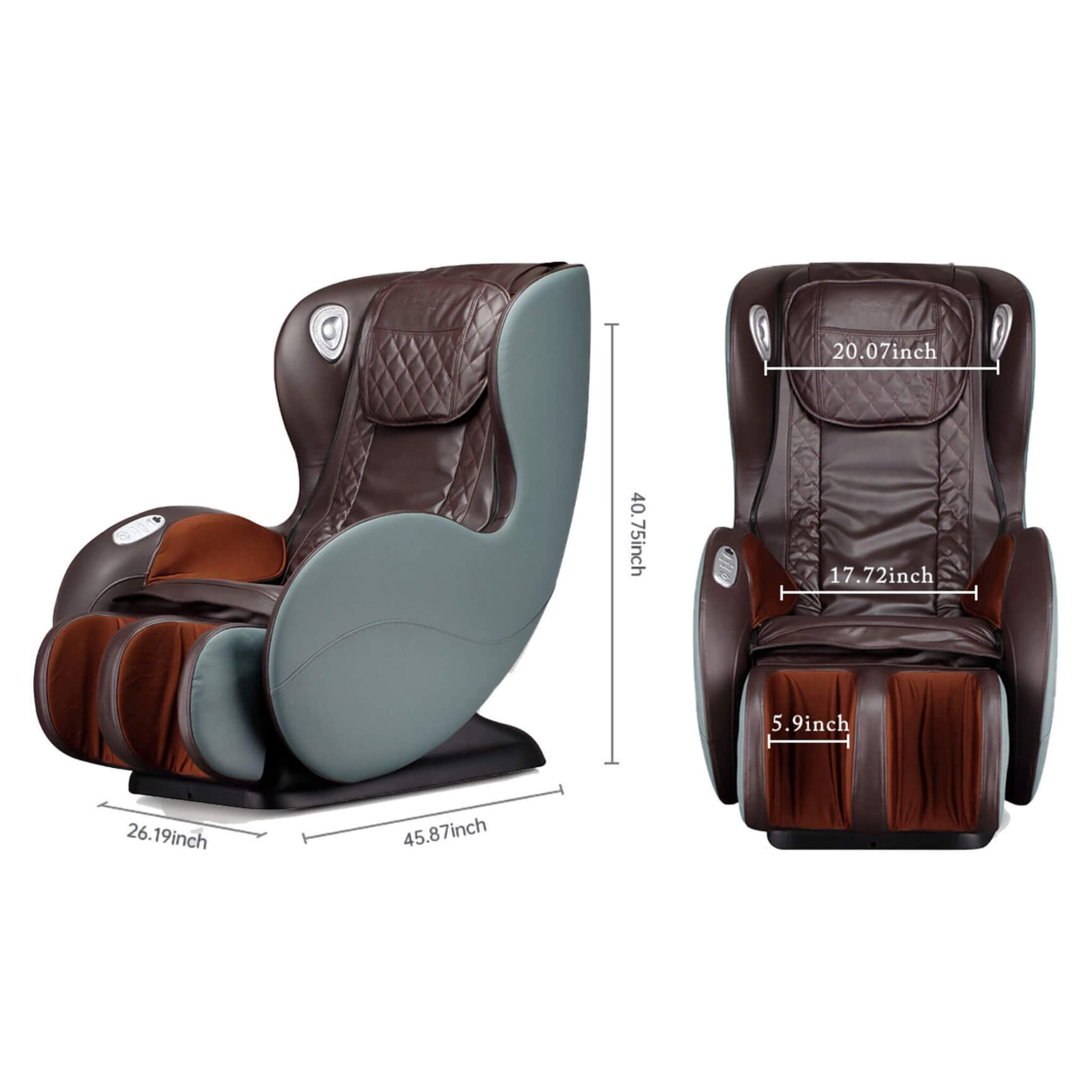 Airvana Luxe SL-Track Full-Body Zero-Gravity Massage Chair Recliner With Shiatsu & Bluetooth Speaker [GR8526] (SAK57394)