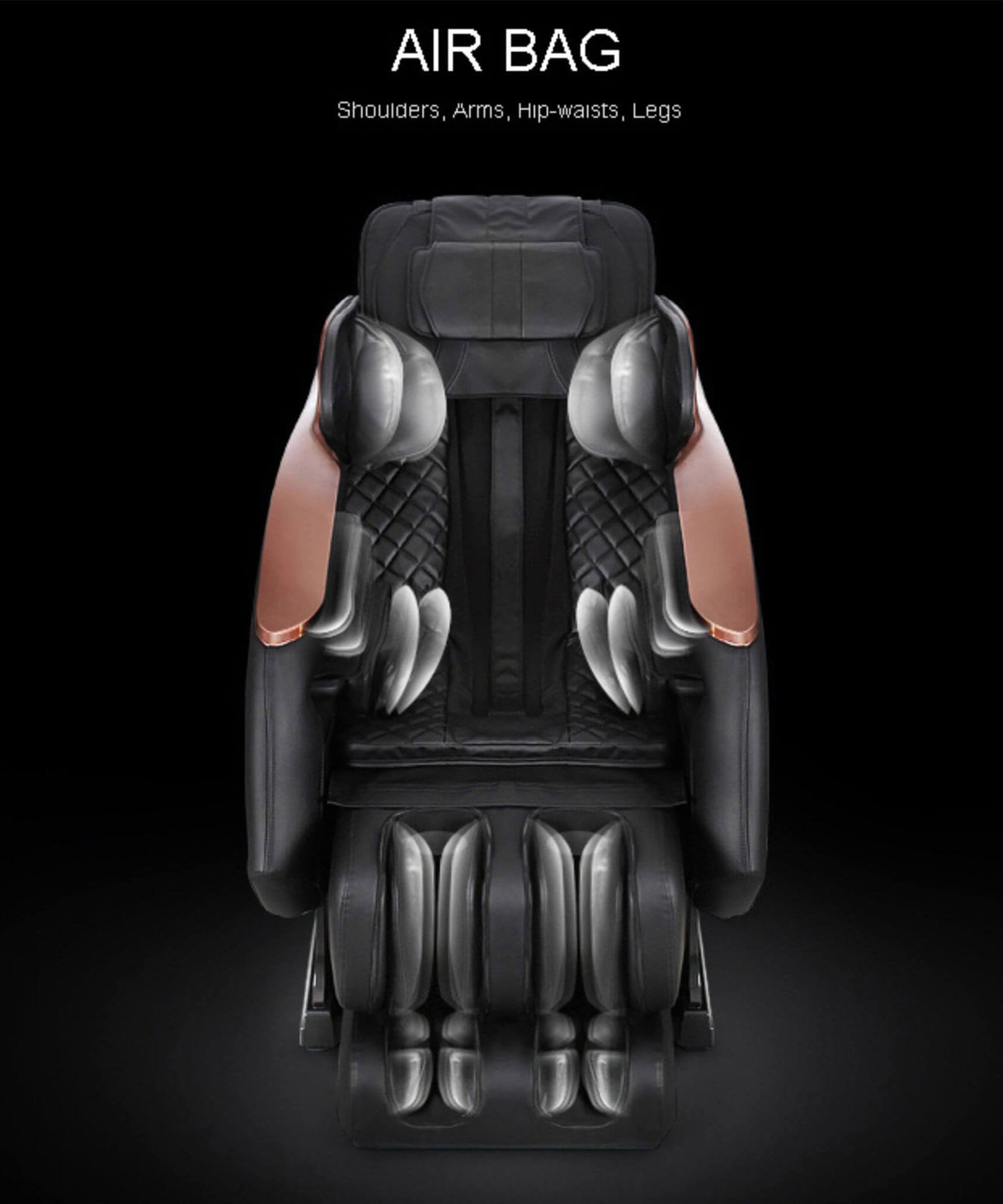 Airvana Zenith Full Body Zero-Gravity Shiatsu Massage Chair With Heat And Voice Control (SAK93154)