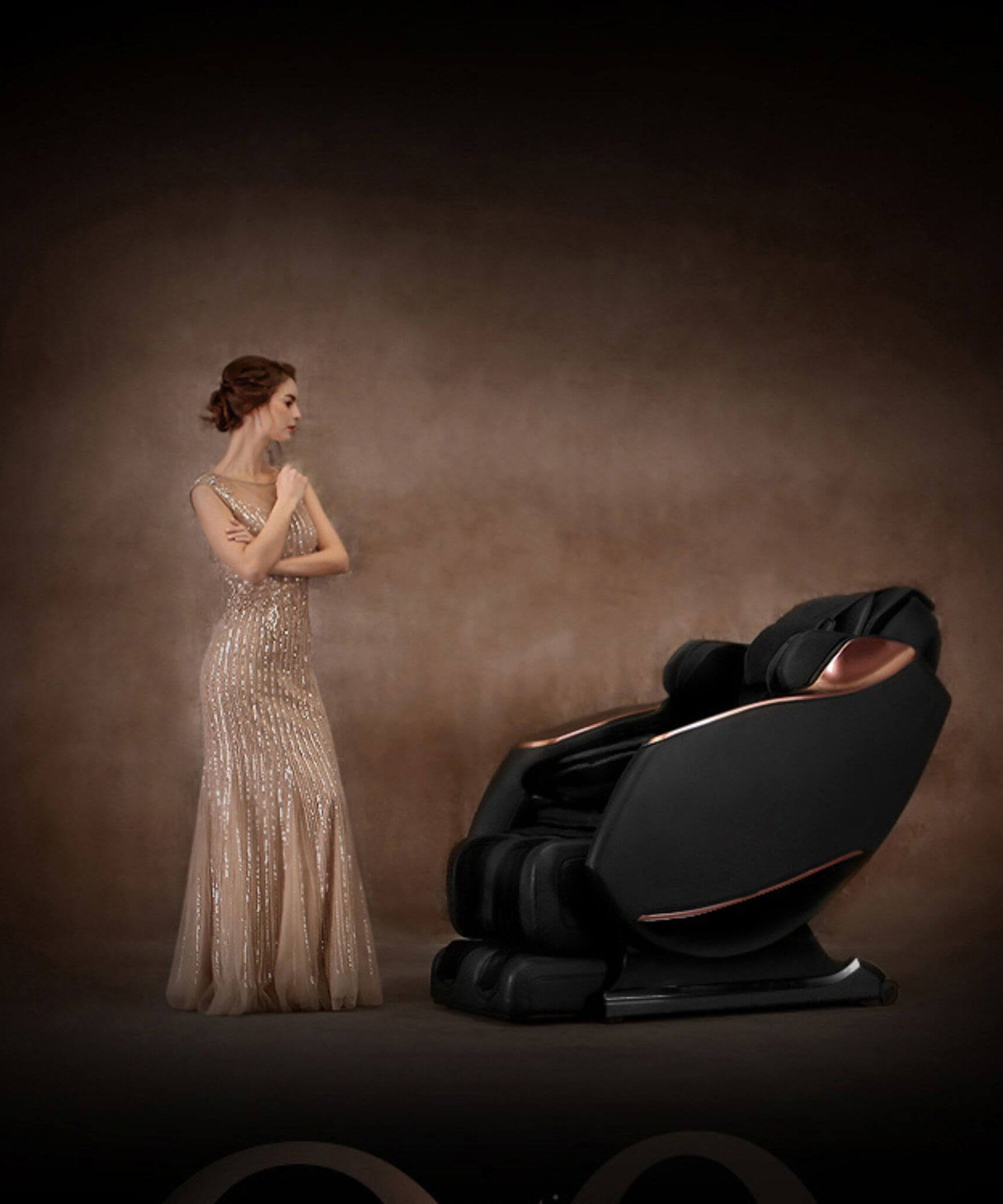 Airvana Zenith Full Body Zero-Gravity Shiatsu Massage Chair With Heat And Voice Control (SAK93154)