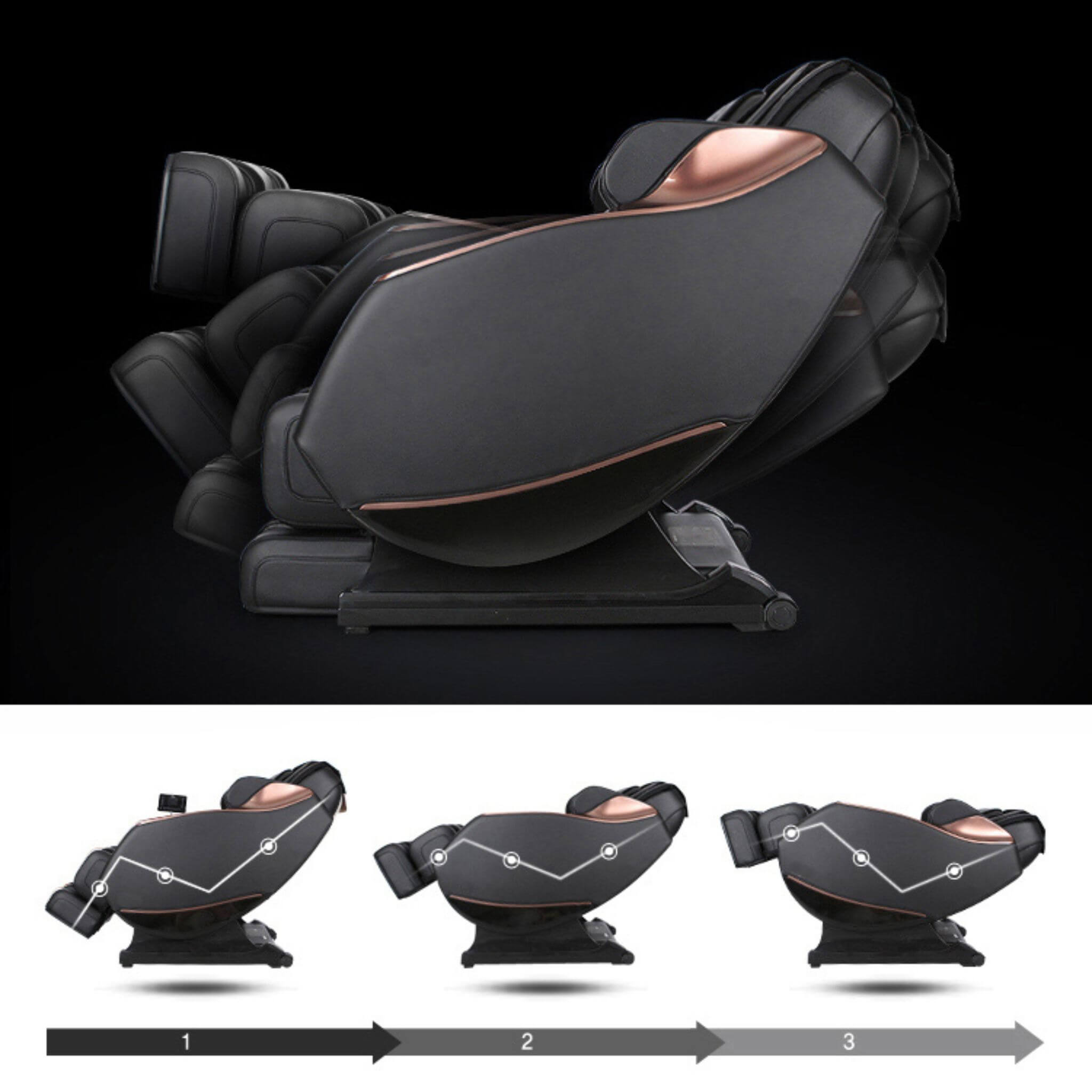 Airvana Zenith Full Body Zero-Gravity Shiatsu Massage Chair With Heat And Voice Control (SAK93154)