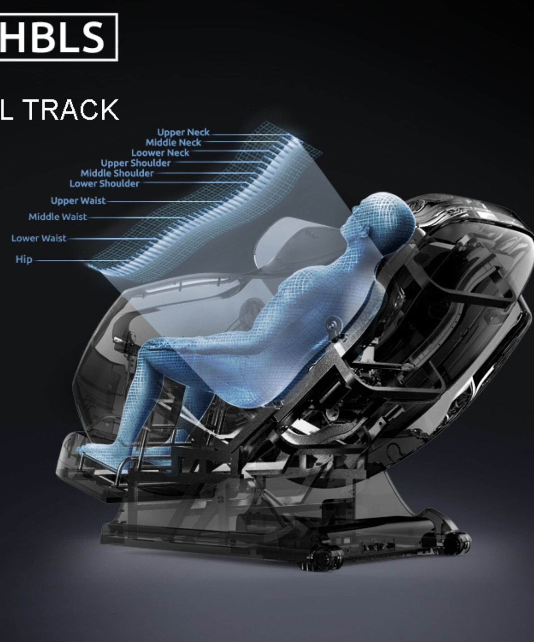 Airvana Zenith Full Body Zero-Gravity Shiatsu Massage Chair With Heat And Voice Control (SAK93154)