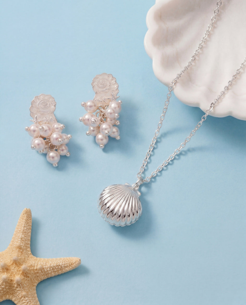 Salt + Sea Pearl Statement Earrings