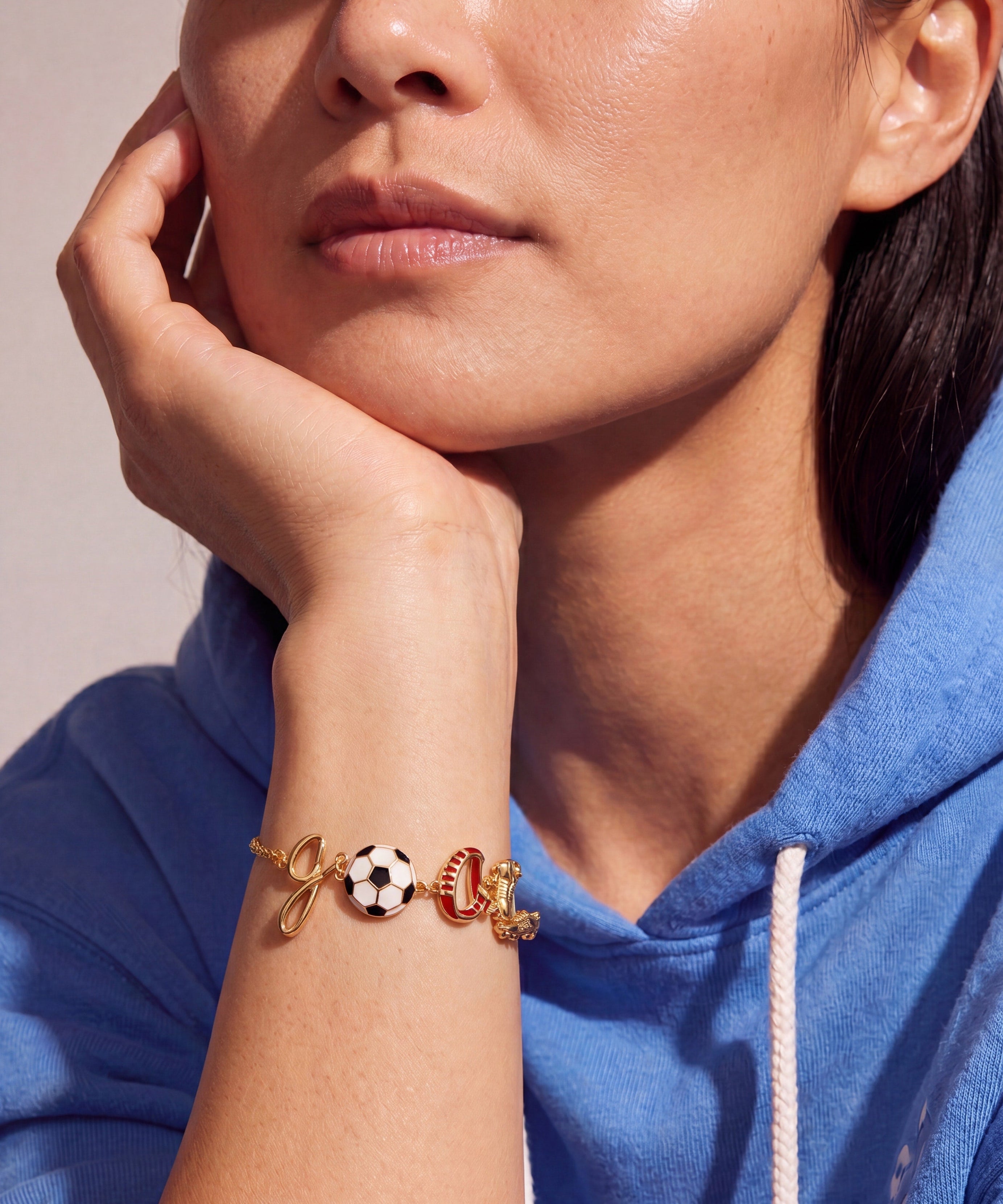 Soccer GOAL Linear Bracelet