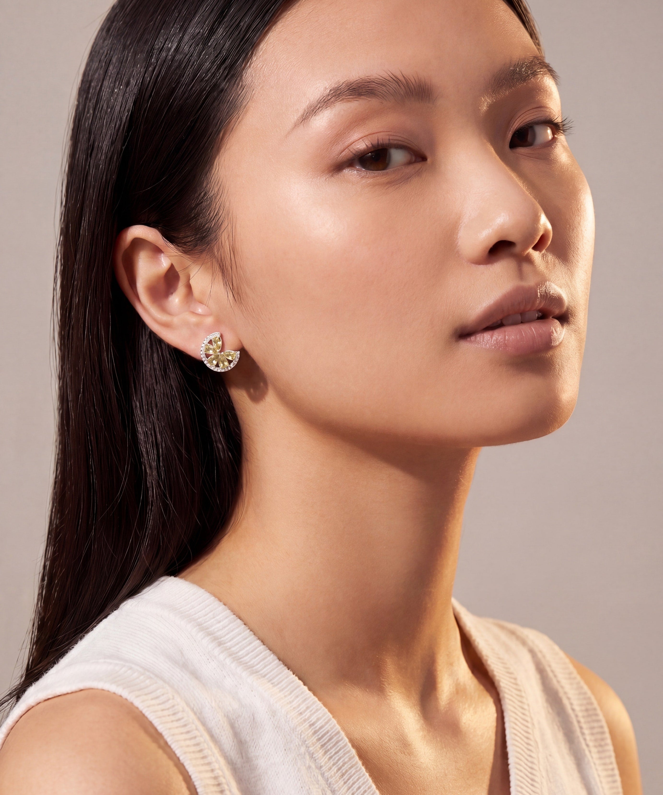 Margarita Lime Stud Earring