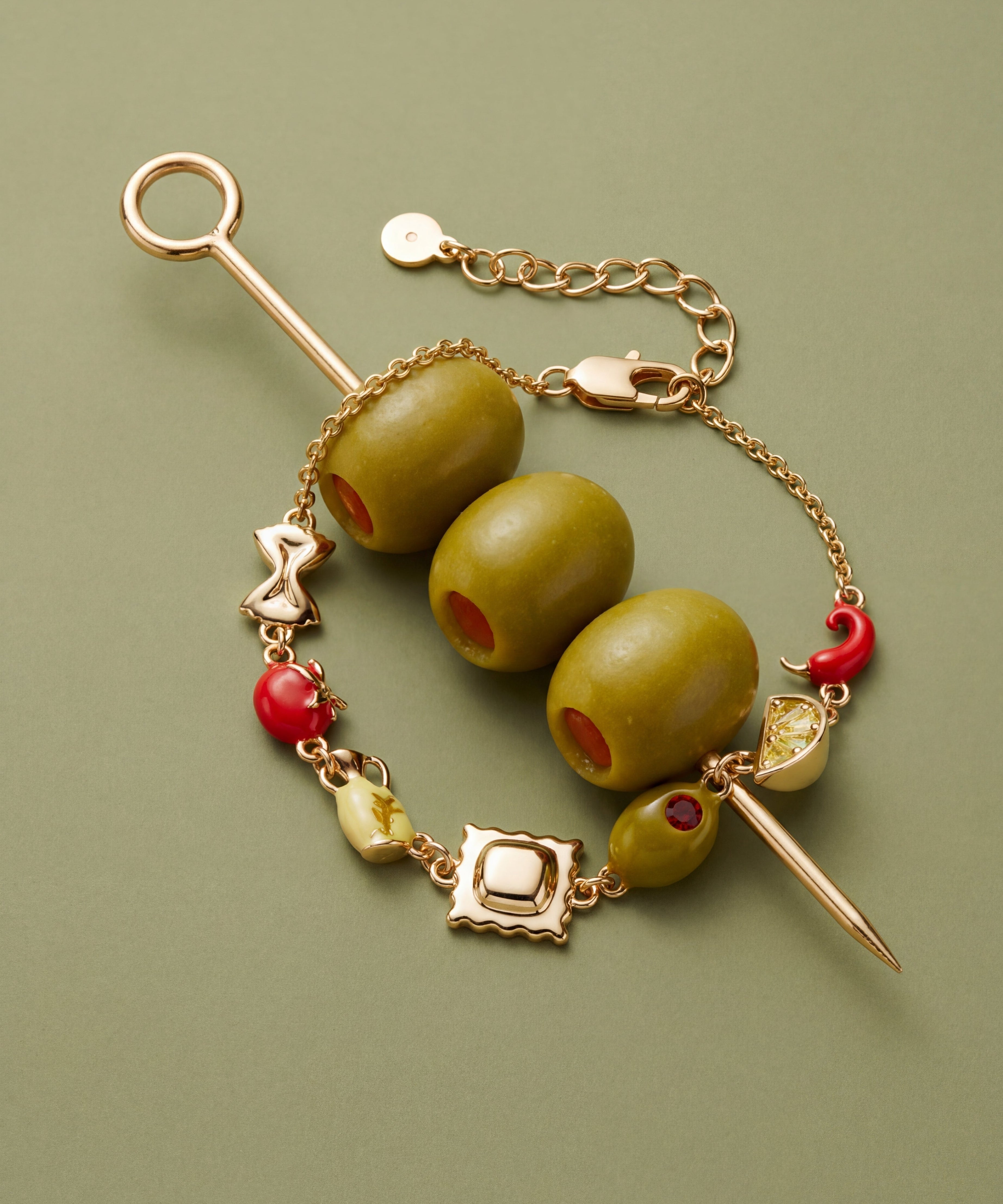 Pasta Girl Linear Bracelet