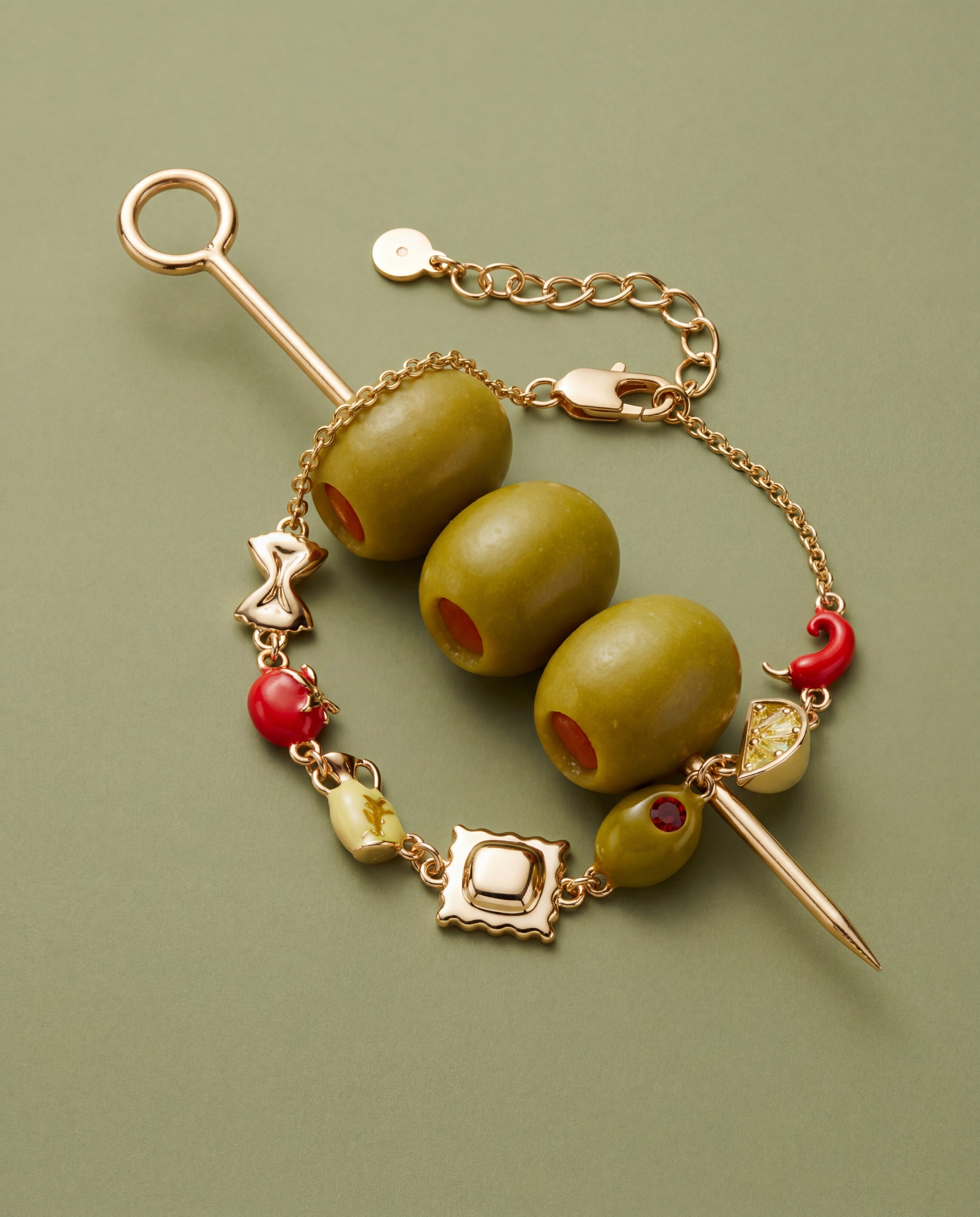Pasta Girl Linear Bracelet