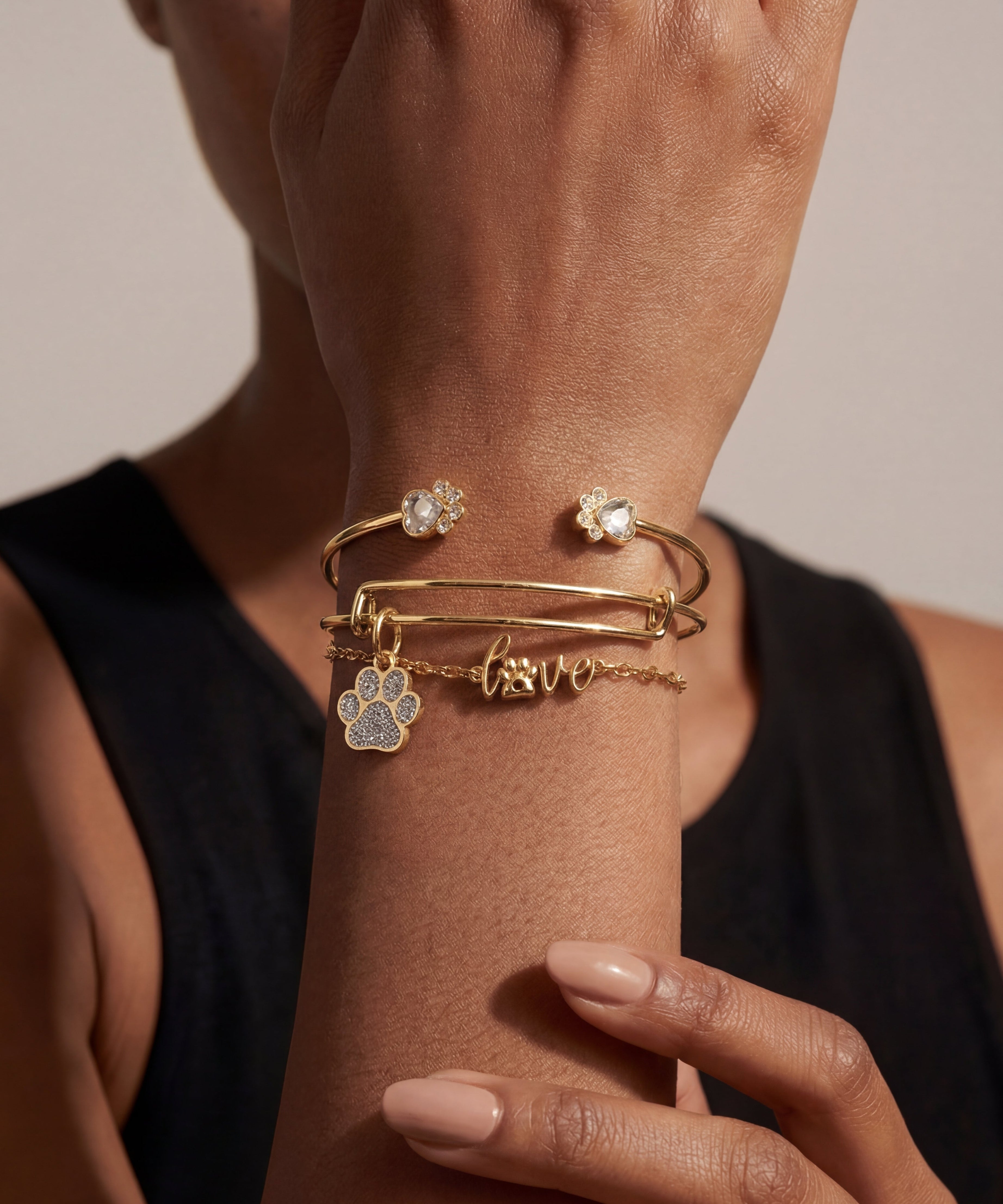 'Paws of Love' Bracelet Set of 3