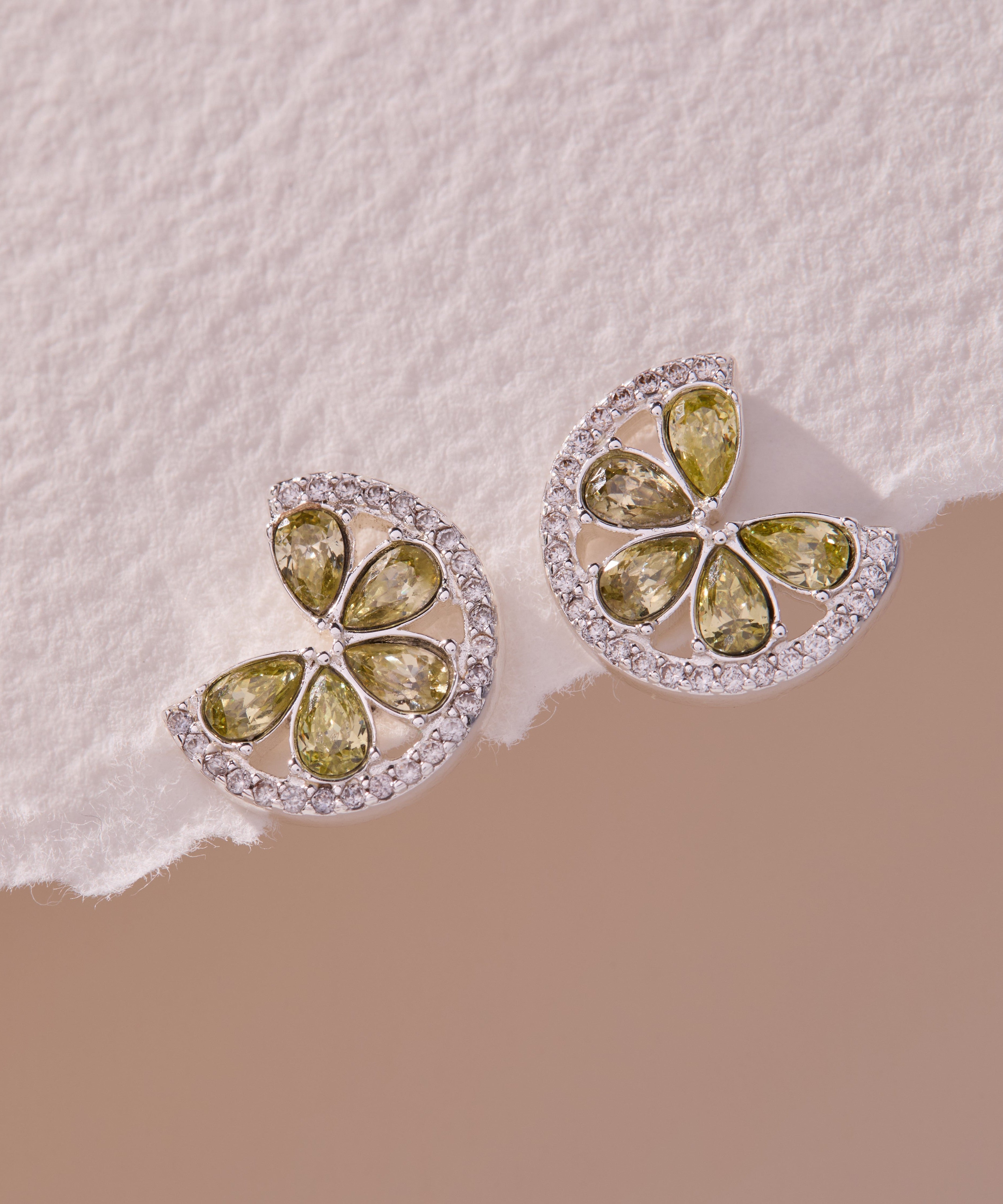 Margarita Lime Stud Earring