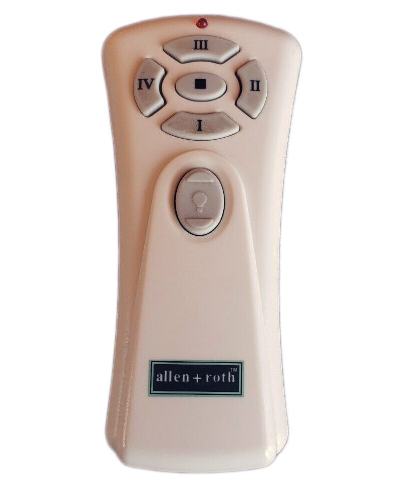 Substitute for allen + roth UC7080T1 Ceiling Fan Remote Control [RR7080T]