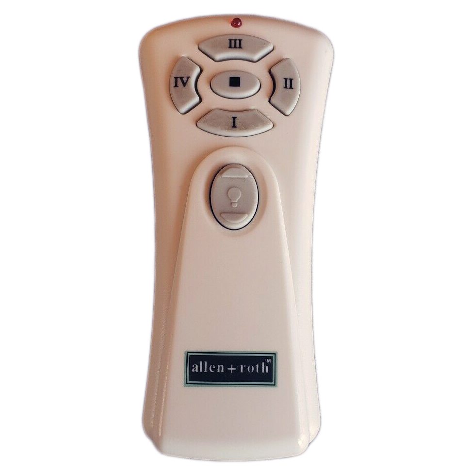 Substitute for allen + roth UC7080T1 Ceiling Fan Remote Control [RR7080T]