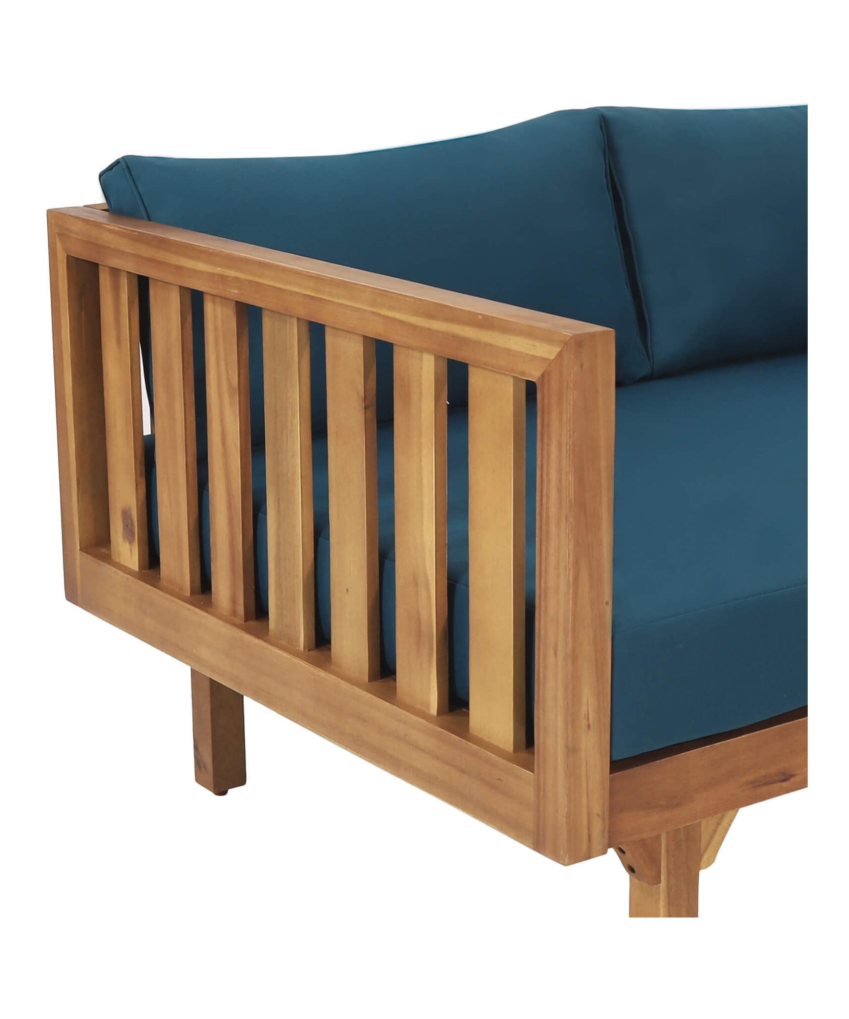 Alora 3-Seater Acacia Wood Daybed Sofa With Water-Resistant Cushions (SAK65773)
