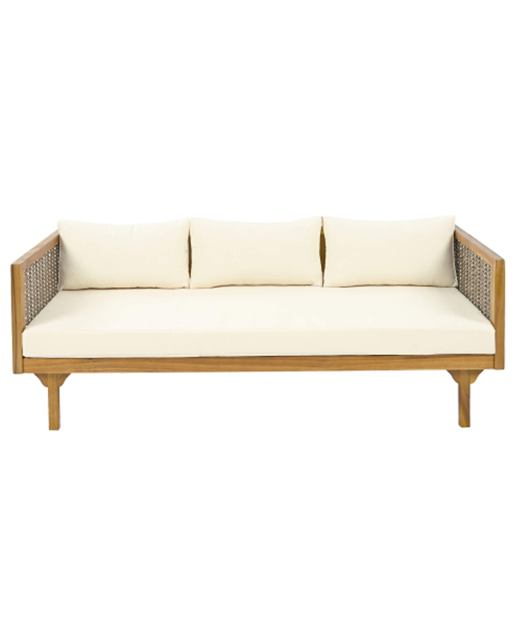 Alora 3-Seater Acacia Wood Daybed Sofa With Water-Resistant Cushions (SAK65773)