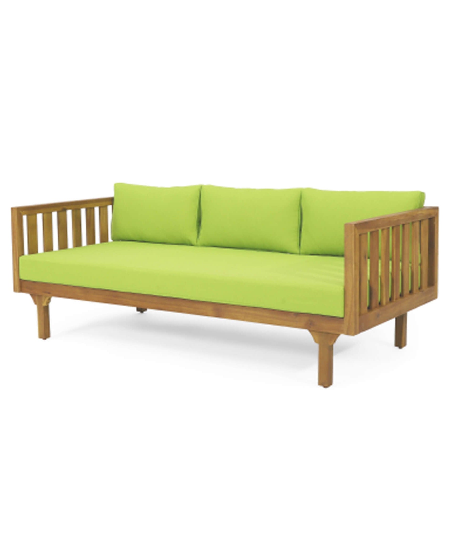 Alora 3-Seater Acacia Wood Daybed Sofa With Water-Resistant Cushions (SAK65773)