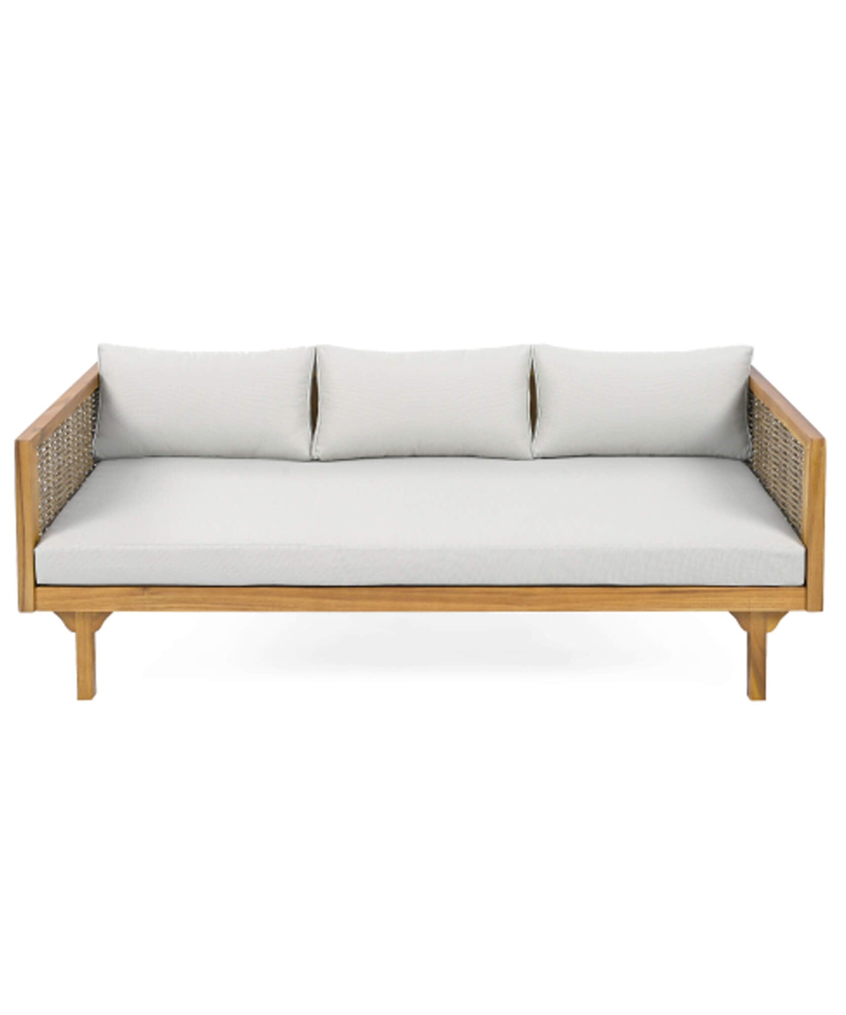 Alora 3-Seater Acacia Wood Daybed Sofa With Water-Resistant Cushions (SAK65773)