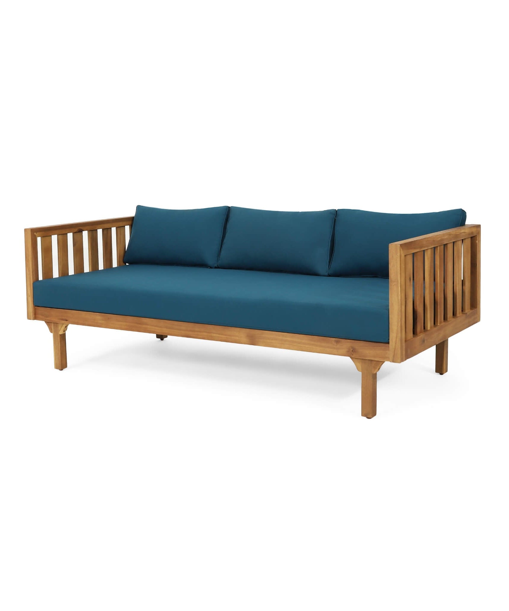 Alora 3-Seater Acacia Wood Daybed Sofa With Water-Resistant Cushions (SAK65773)