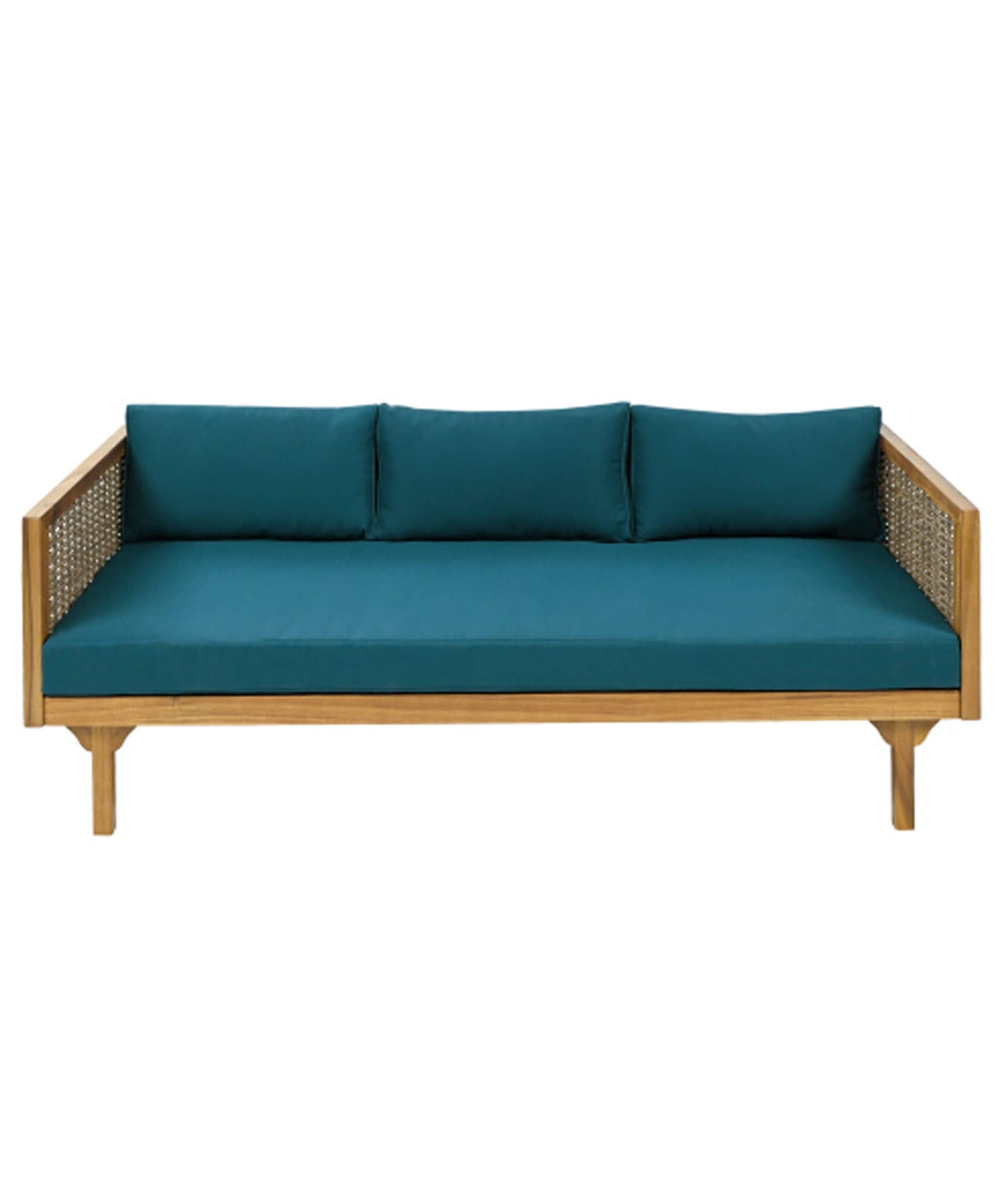 Alora 3-Seater Acacia Wood Daybed Sofa With Water-Resistant Cushions (SAK65773)
