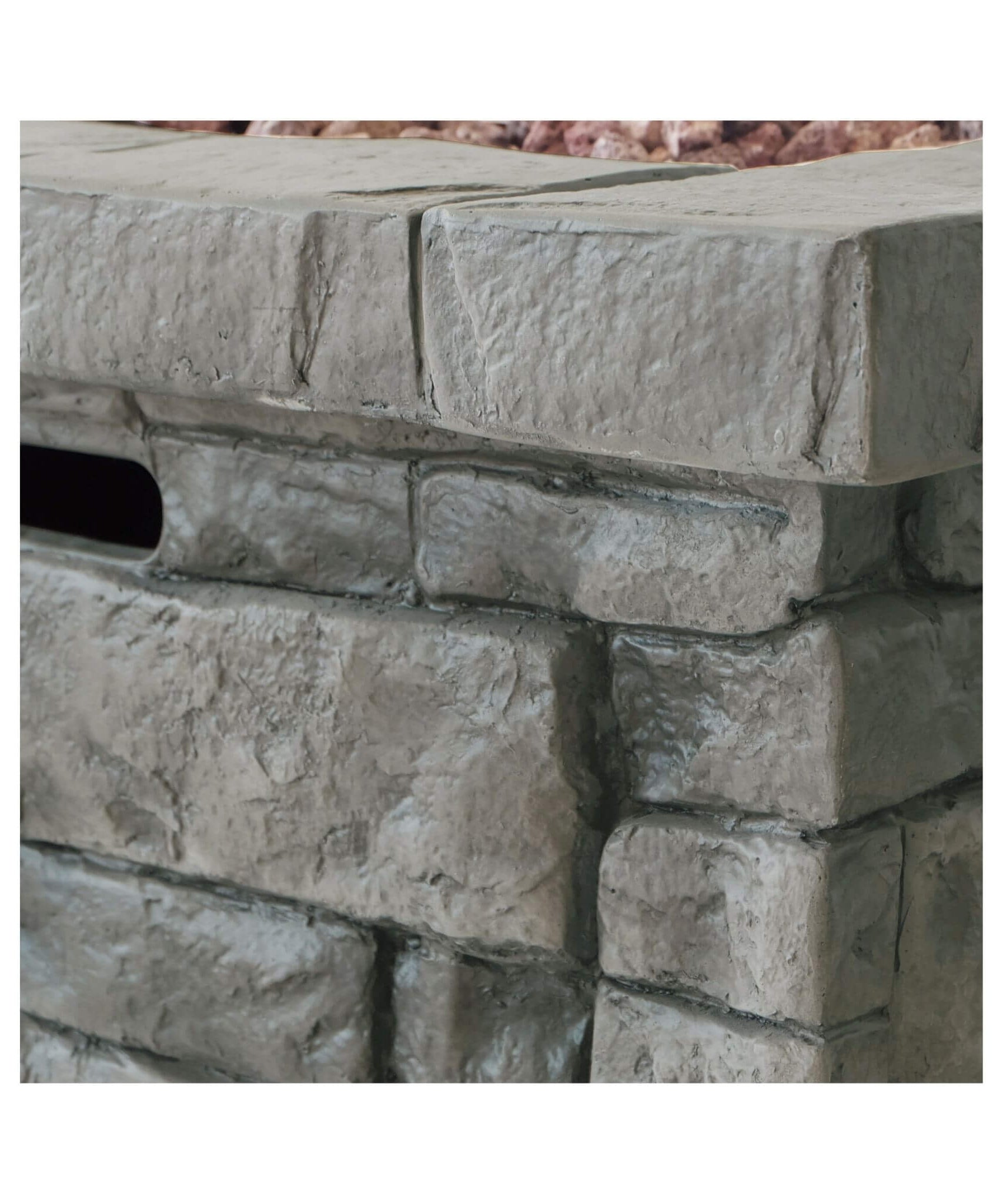Alora 30-Inch Modern Outdoor 40K BTU Steel Frame Propane Fire Table With Lava Rocks (SAK12756)