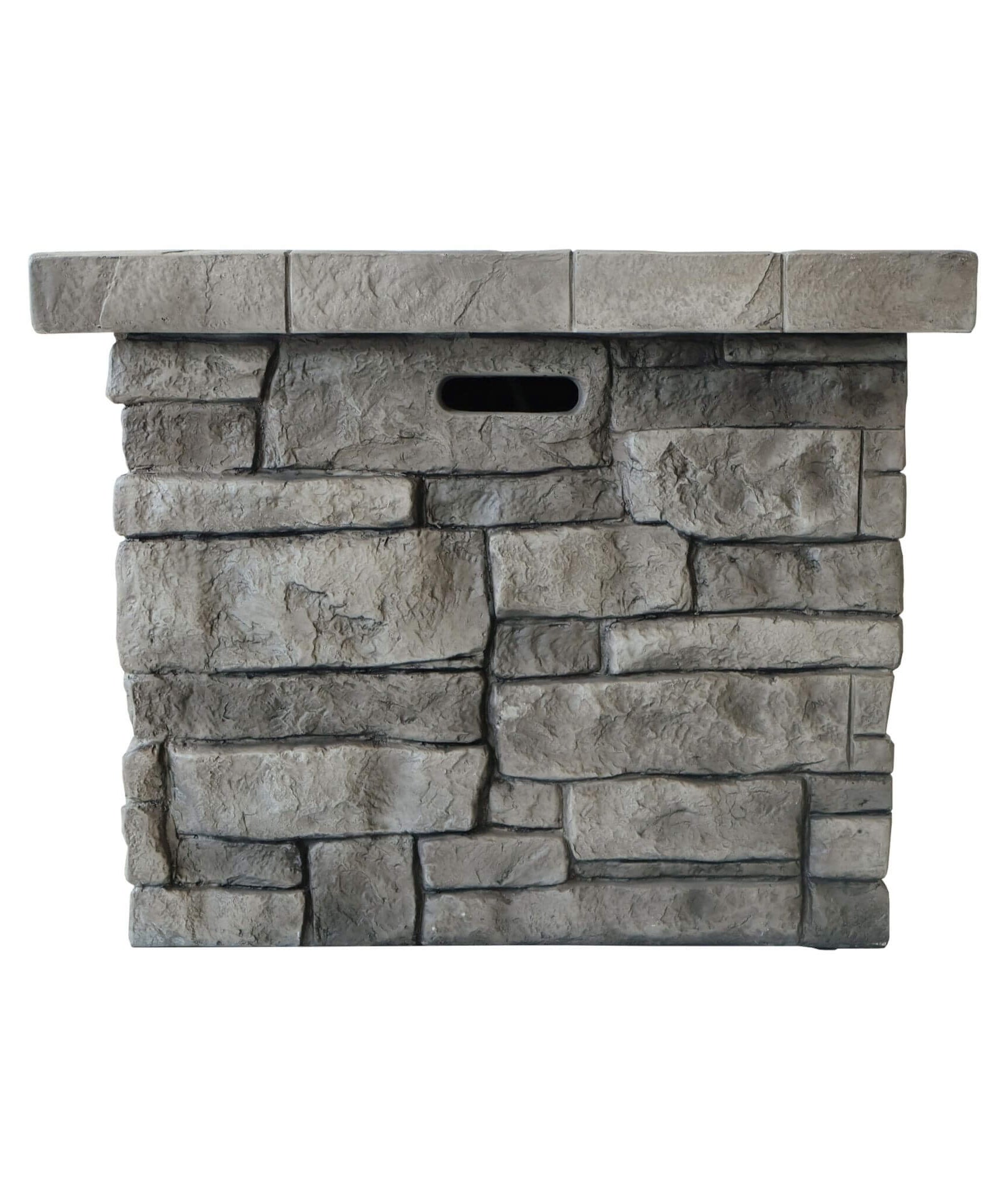 Alora 30-Inch Modern Outdoor 40K BTU Steel Frame Propane Fire Table With Lava Rocks (SAK12756)