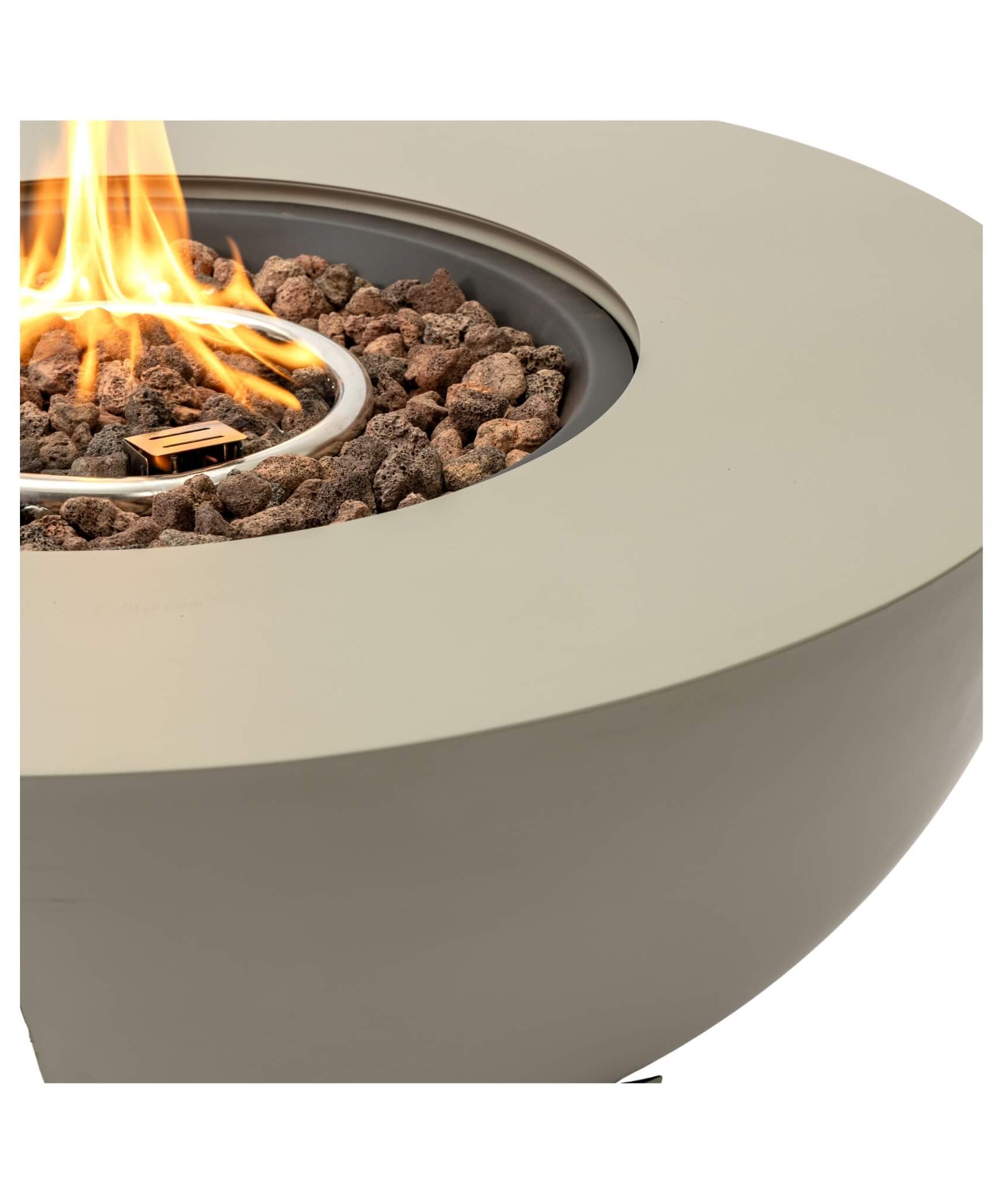 Alora Premium 36-Inch Round Outdoor Iron Patio Fire Pit Table With Metal Cover (SAK71954)
