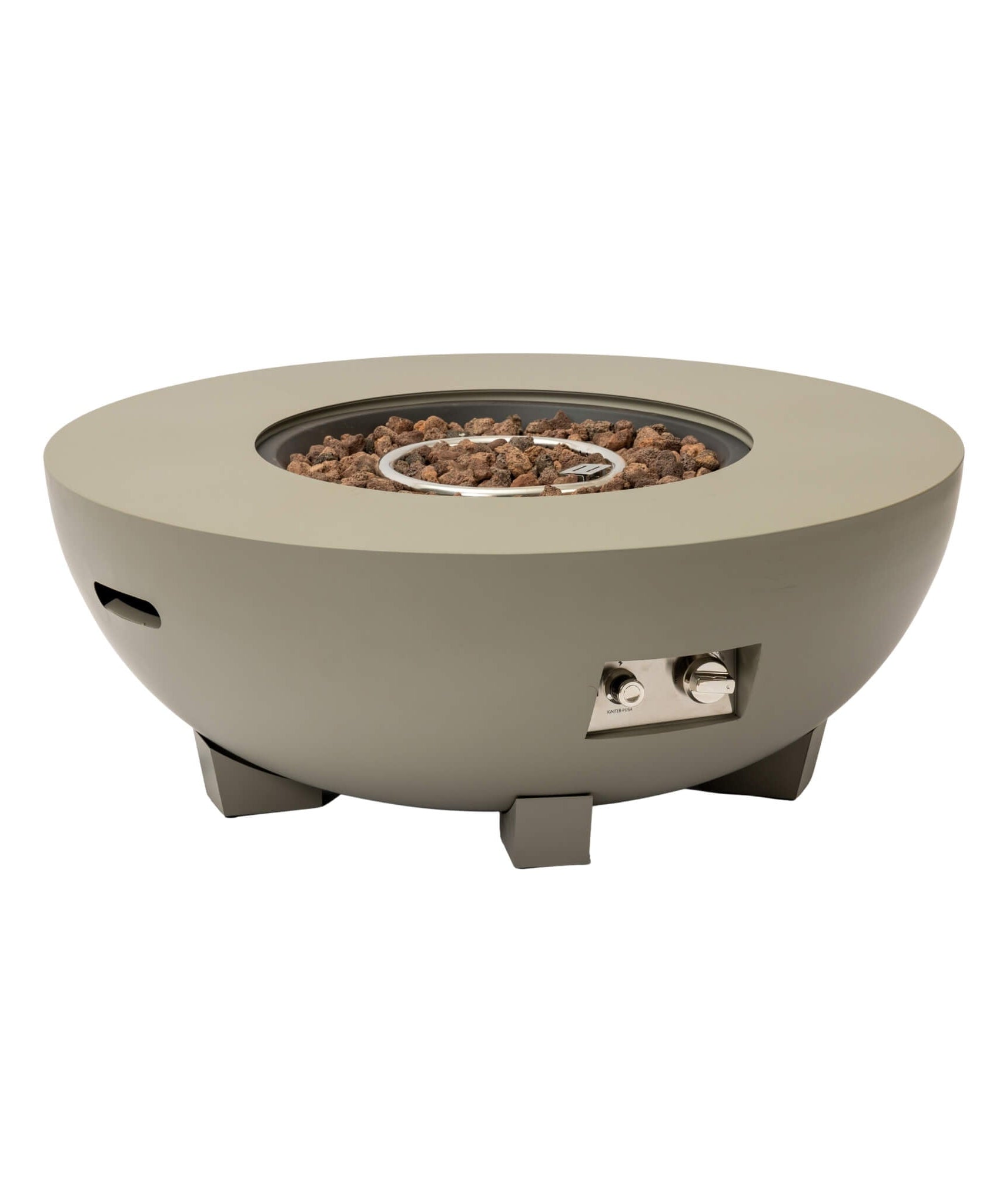 Alora Premium 36-Inch Round Outdoor Iron Patio Fire Pit Table With Metal Cover (SAK71954)