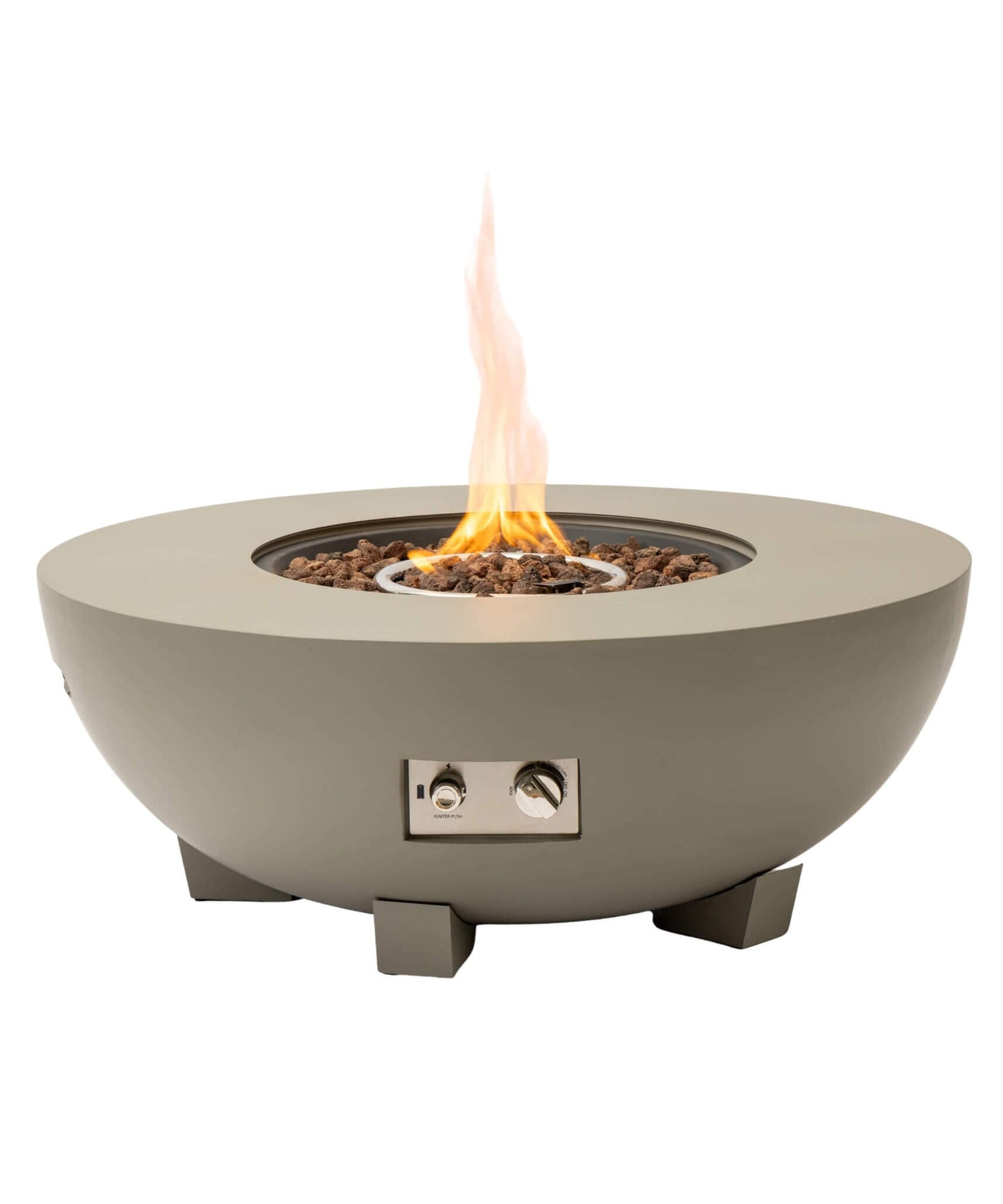 Alora Premium 36-Inch Round Outdoor Iron Patio Fire Pit Table With Metal Cover (SAK71954)