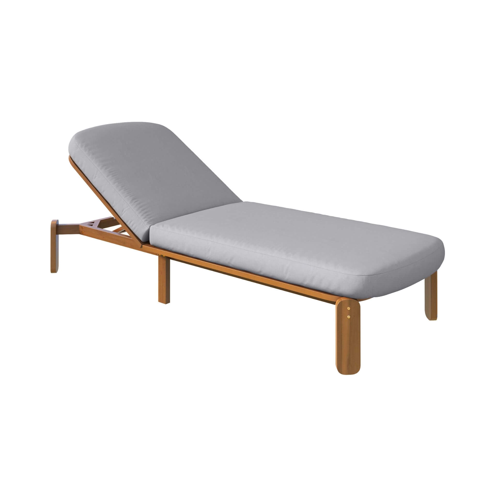 Alora Adjustable Outdoor Chaise Lounge With Reclining Backrest (SAK04689)