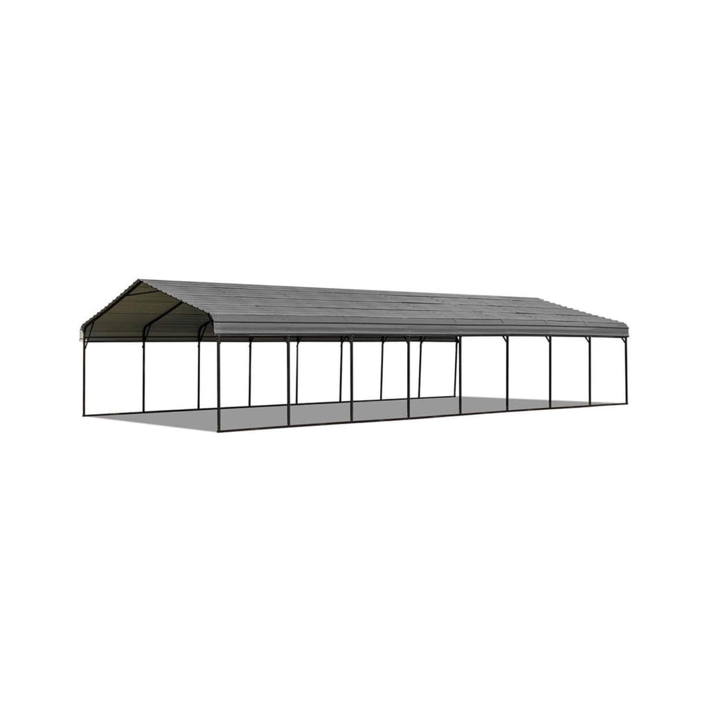[20X40FT] Alora Extra Large Heavy Duty Four Car Outdoor Metal Carport Canopy For Trucks, Boats And SUVs (SAK29713)