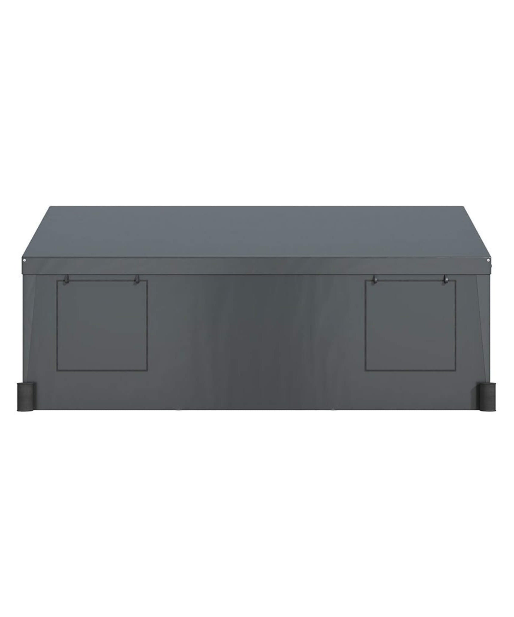 [12X20FT] Alora Heavy-Duty Outdoor Premium Garage Tarp Canopy Shelter W/ Removable Sidewalls (SAK94615)