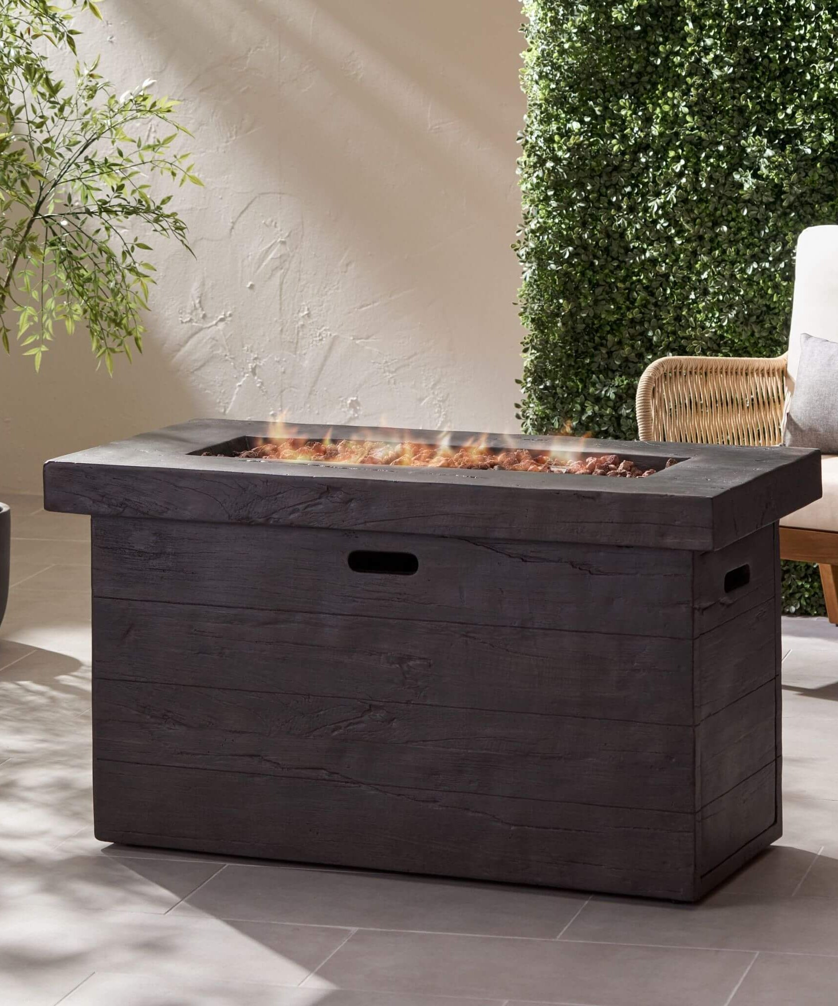 Alora Luxury 45-Inch 50K BTU Rectangular MGO LP Fire Pit (SAK63874)