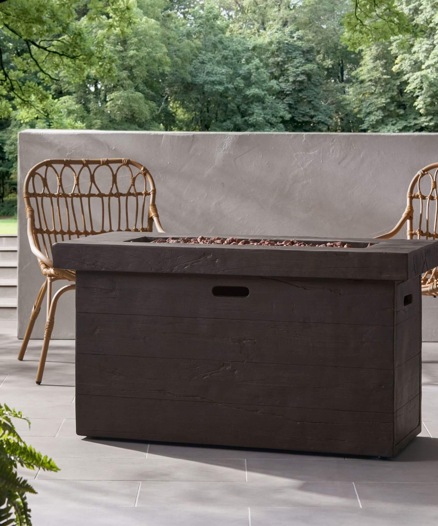 Alora Luxury 45-Inch 50K BTU Rectangular MGO LP Fire Pit (SAK63874)