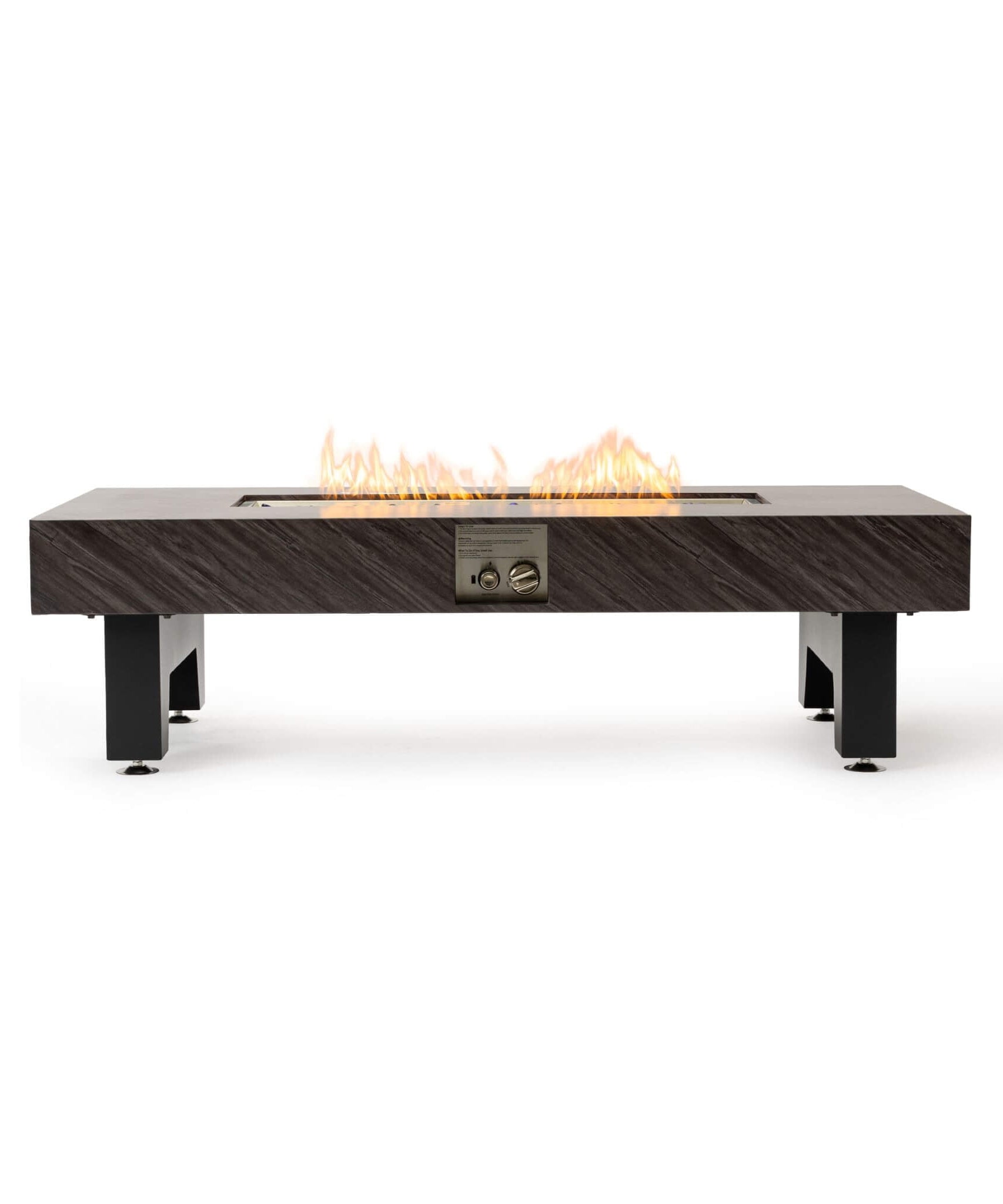 Alora 54-Inch Modern Outdoor Propane Fire Pit Table With Waterproof Cover (SAK42628)