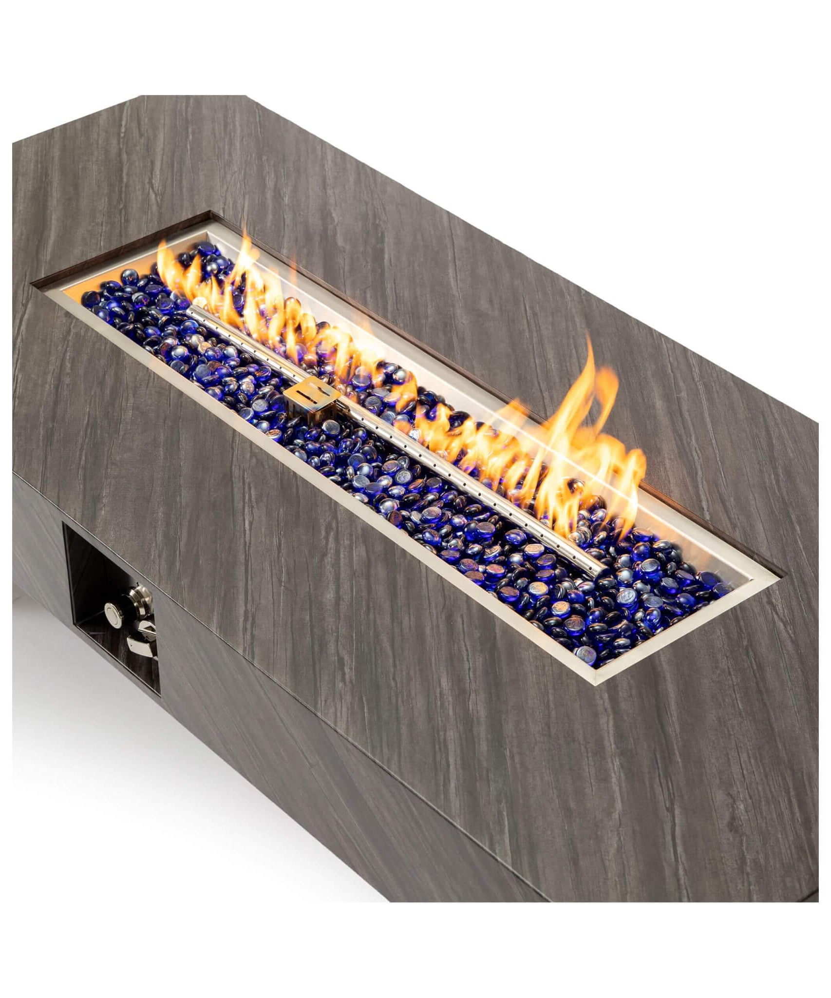 Alora 54-Inch Modern Outdoor Propane Fire Pit Table With Waterproof Cover (SAK42628)