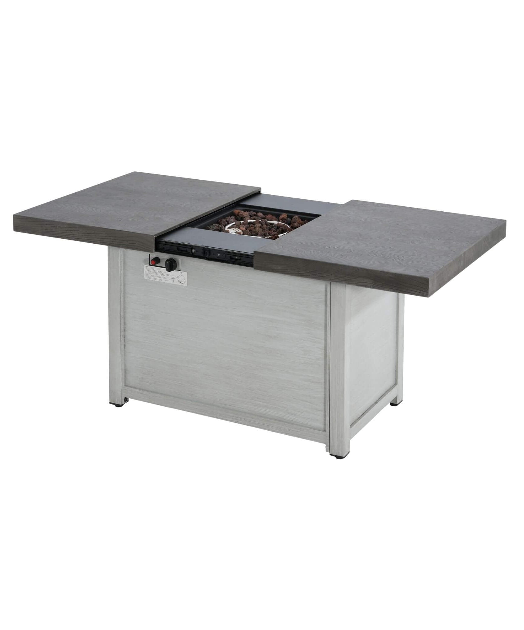 Alora Premium 50K BTU Rectangle Outdoor Aluminum Fire Pit Table (SAK70248)