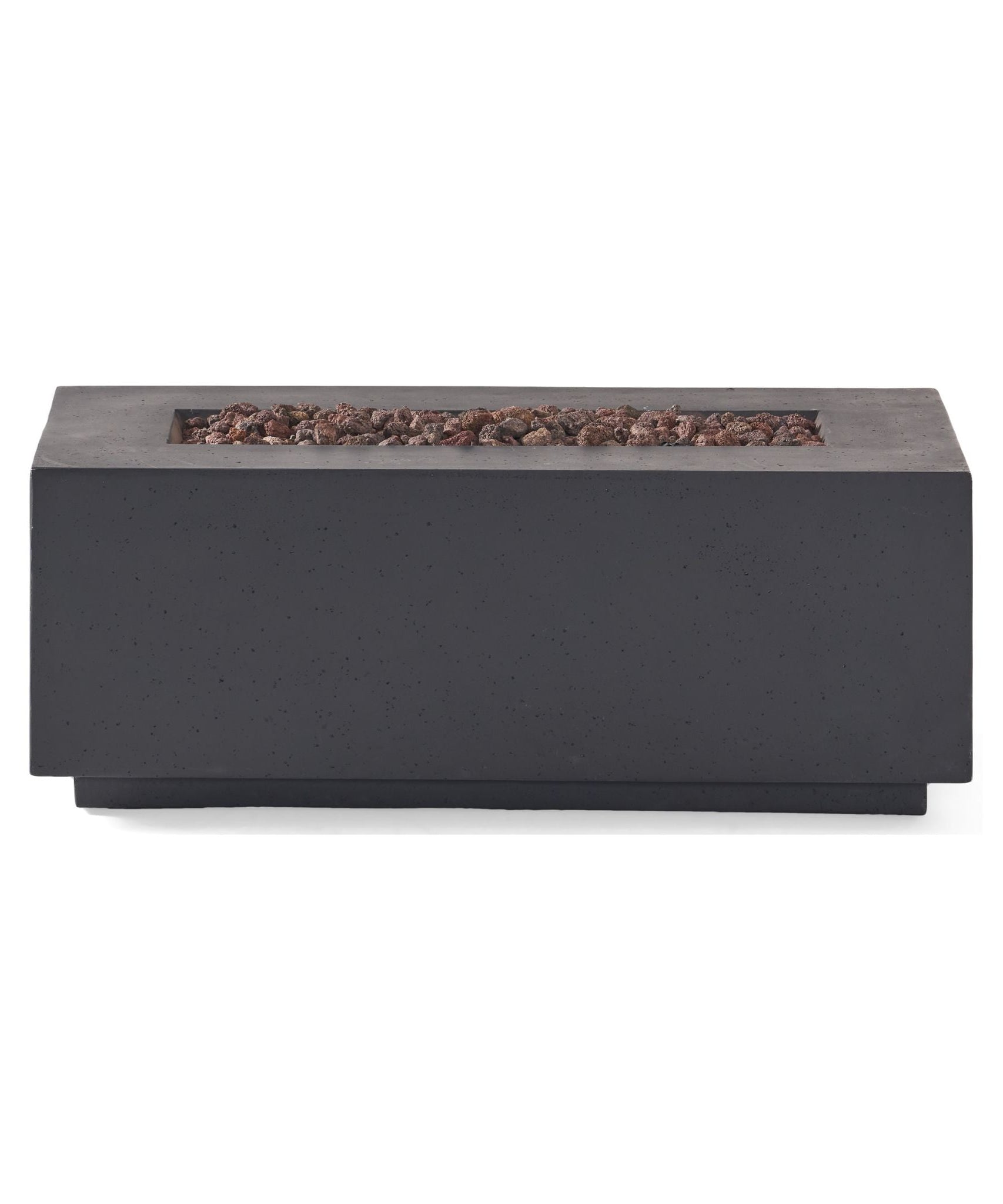 Alora Premium Outdoor Contemporary 40K BTU Rectangular Propane Gas Fire Pit Table (SAK96153)