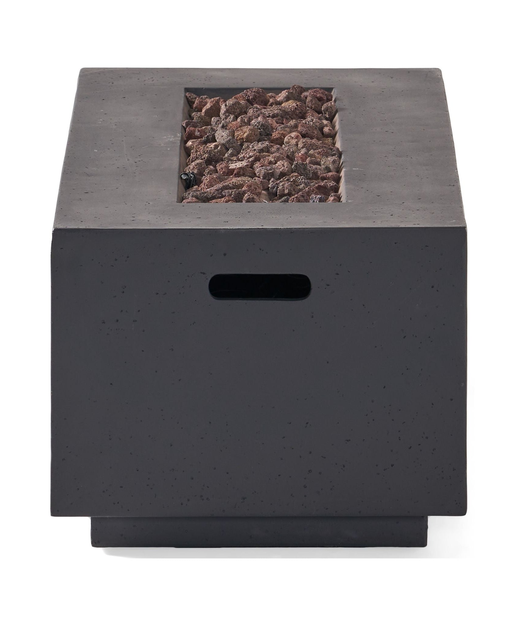 Alora Premium Outdoor Contemporary 40K BTU Rectangular Propane Gas Fire Pit Table (SAK96153)