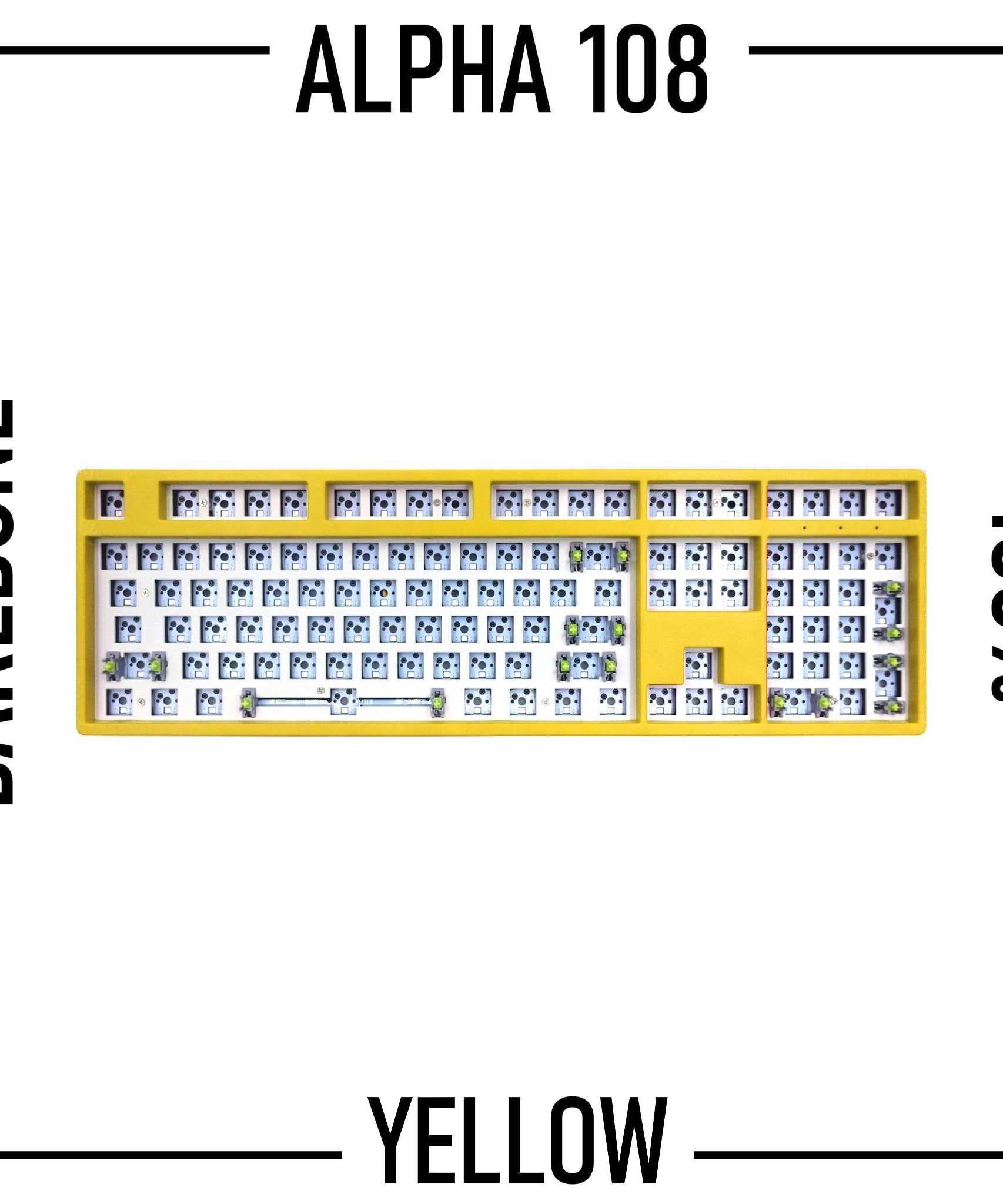 Alpha 108 - 100% Wireless Mechanical Keyboard Barebone Kit