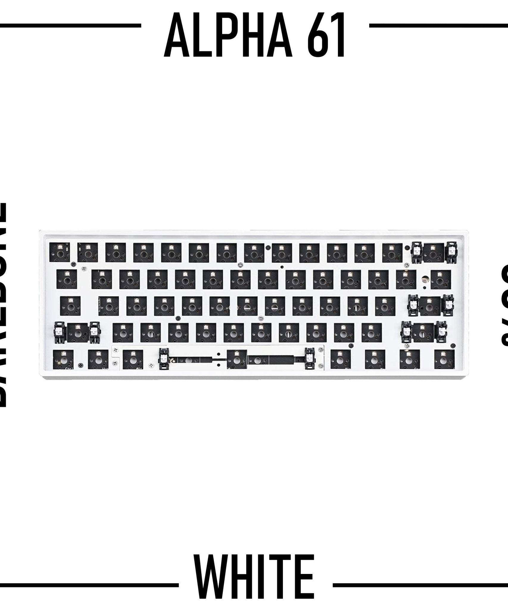 Alpha 61 - 60% Wireless Mechanical Keyboard Barebone Kit